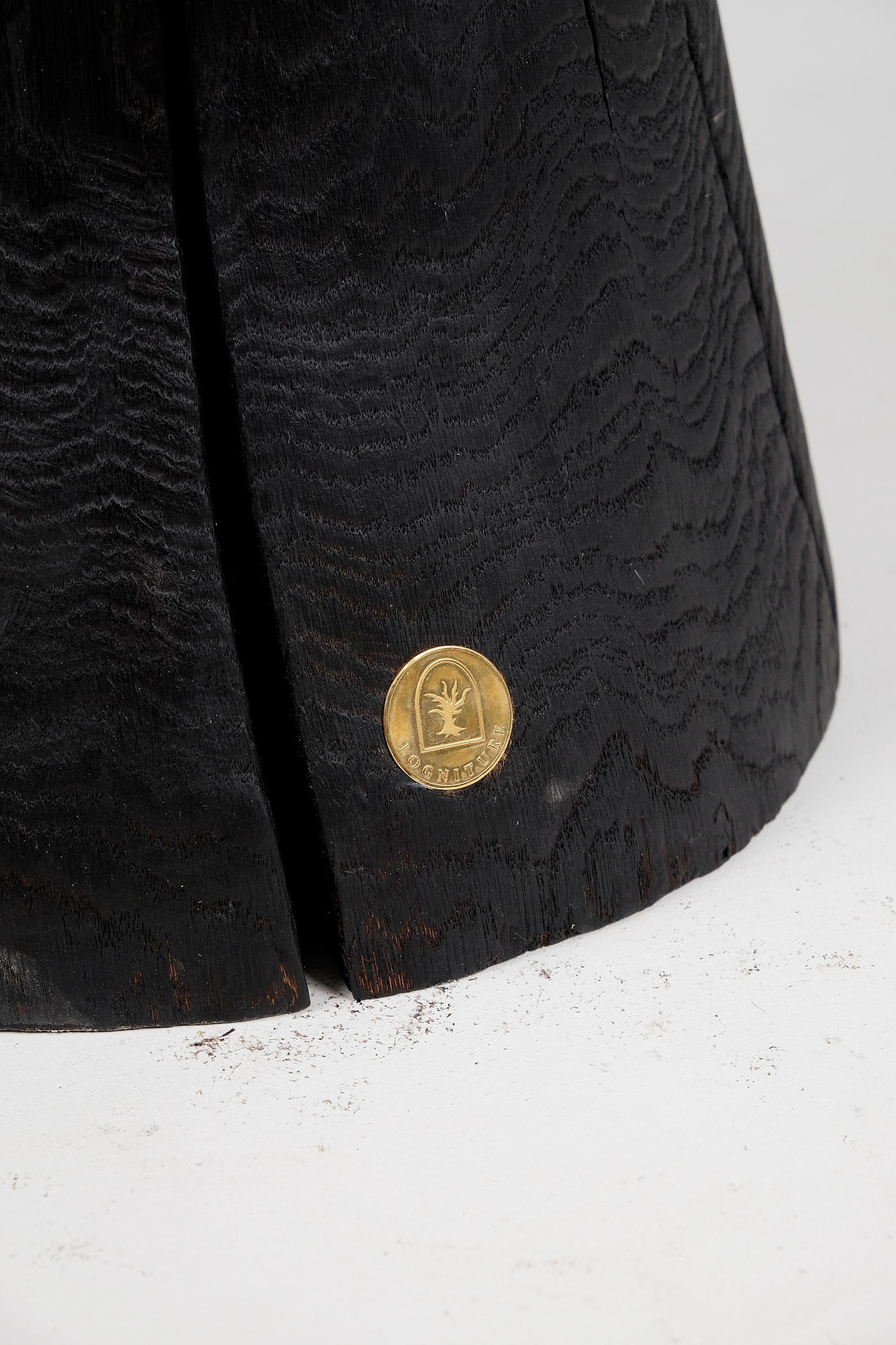 Solid_Burnt_Wood_Brutalist_Sculptural_Side_Table_Pedestal_Jownik