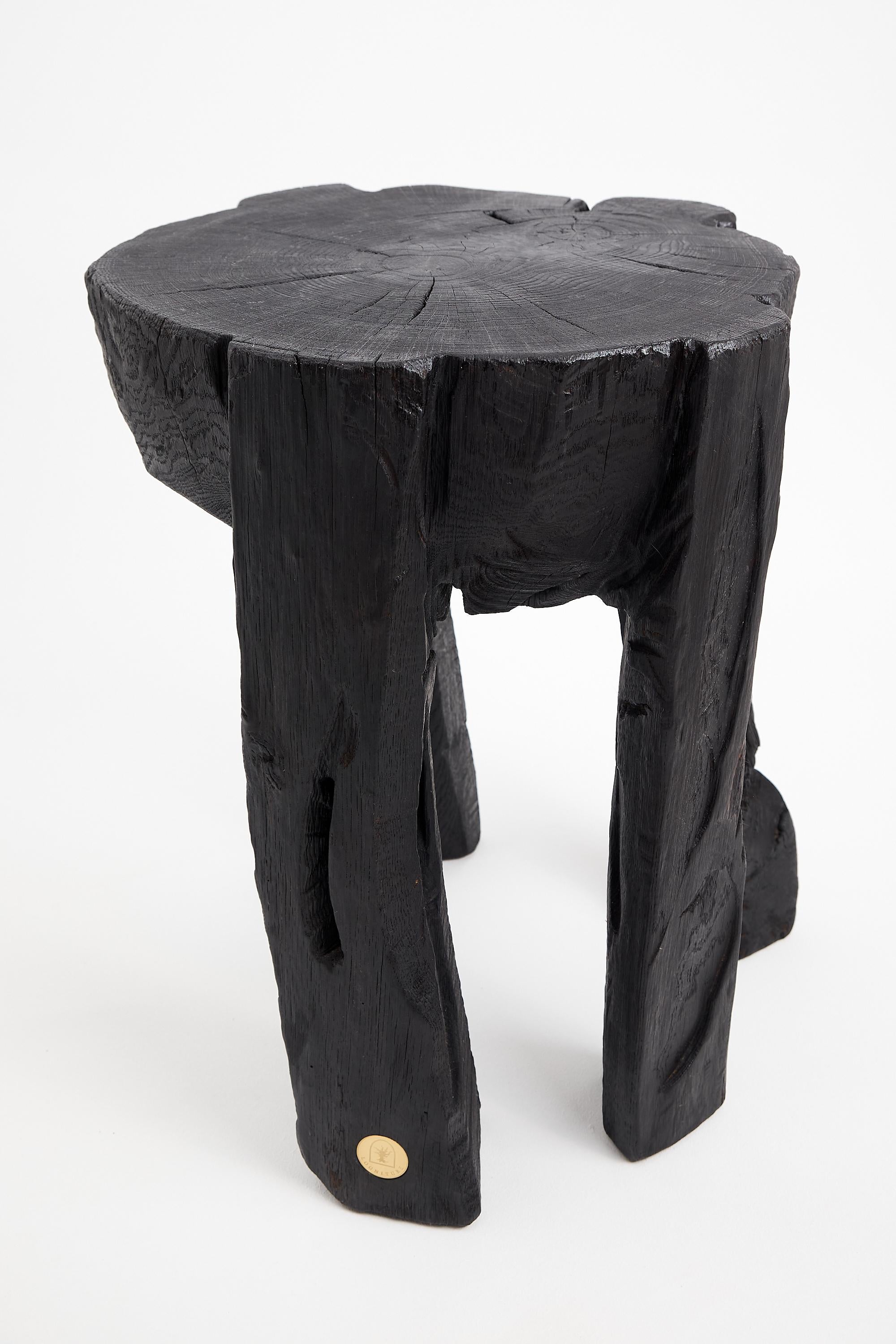 Solid_Burnt_Wood,_Oak,_Coffee_Table,_Side_Table,_Chainsaw_Carved
