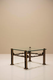 Square_Coffee_Table_In_Casted_Brass_And_Glass_Italy_1960_s