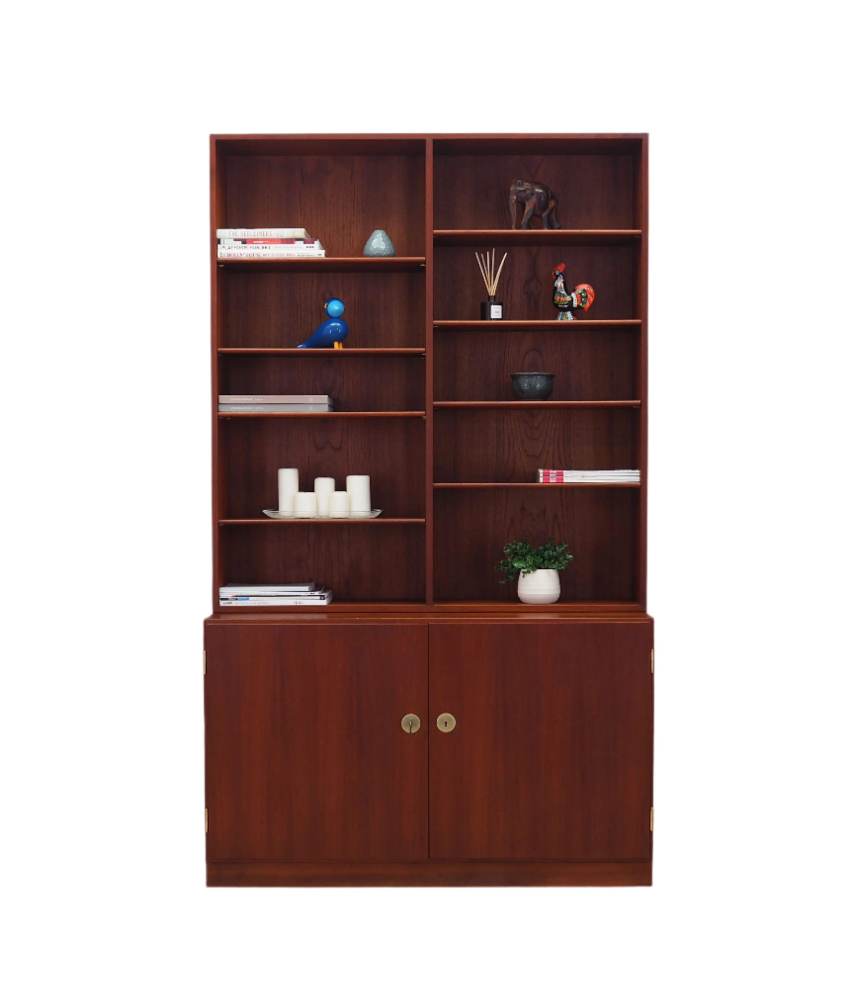 Teak_bookcase_Danish_design_1960s_designer_B_rge_Mogensen