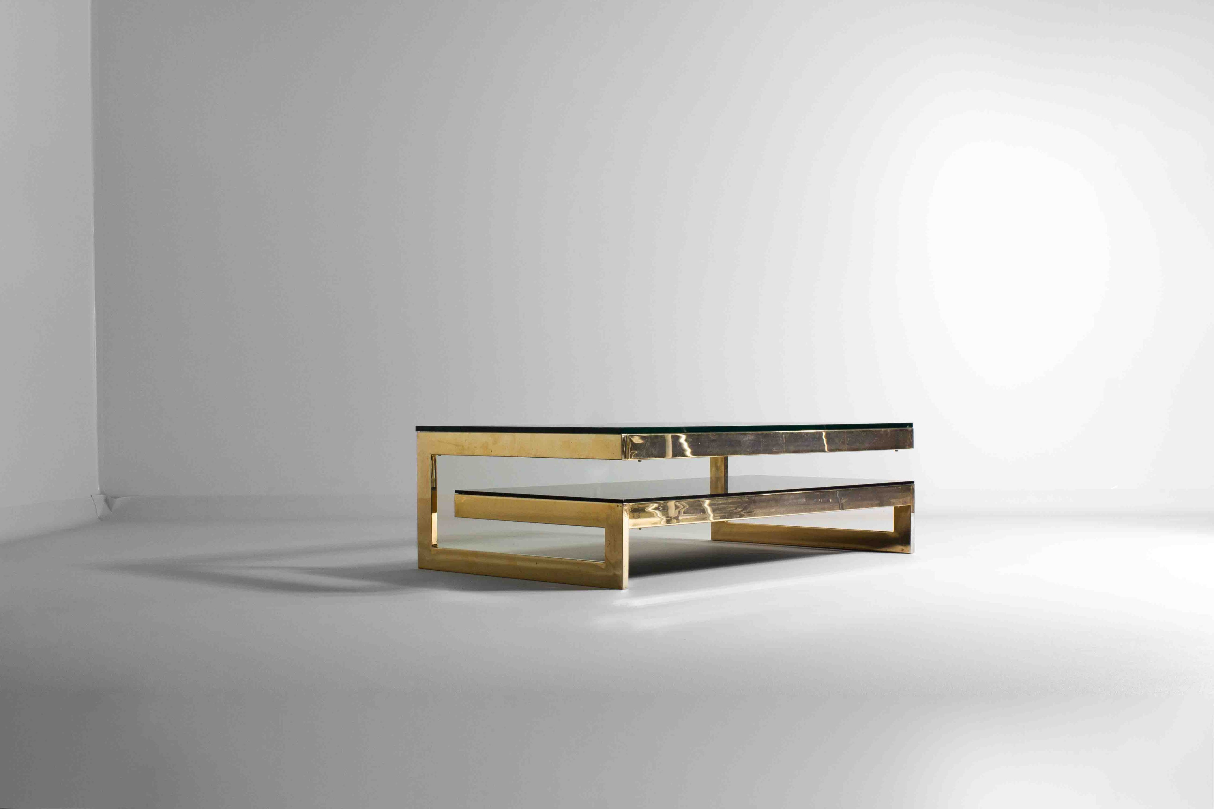 Unique_G-shaped_coffee_table_by_Belgochrom_1970s