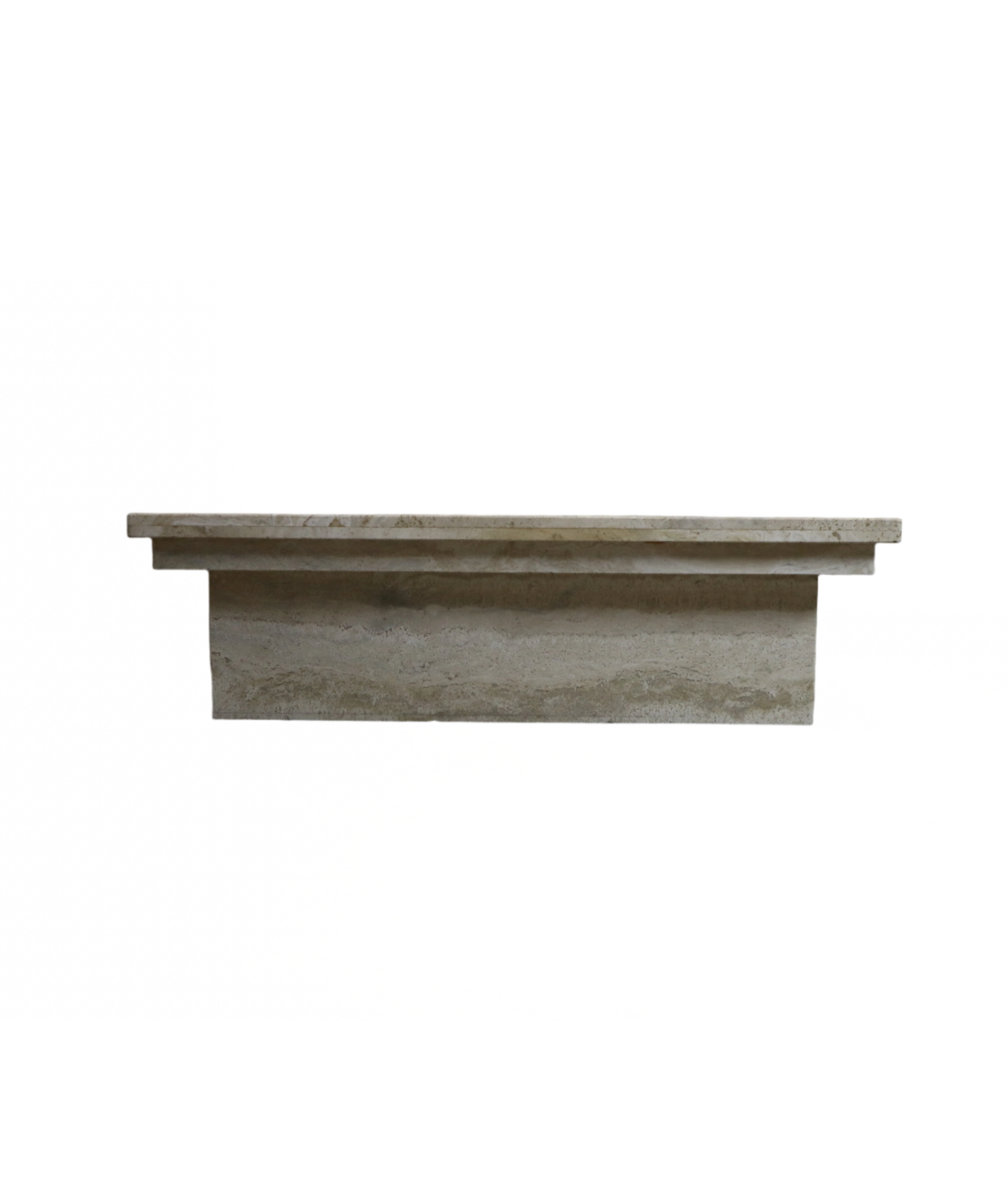 Vintage Travertine coffee table, Italy, 1970s