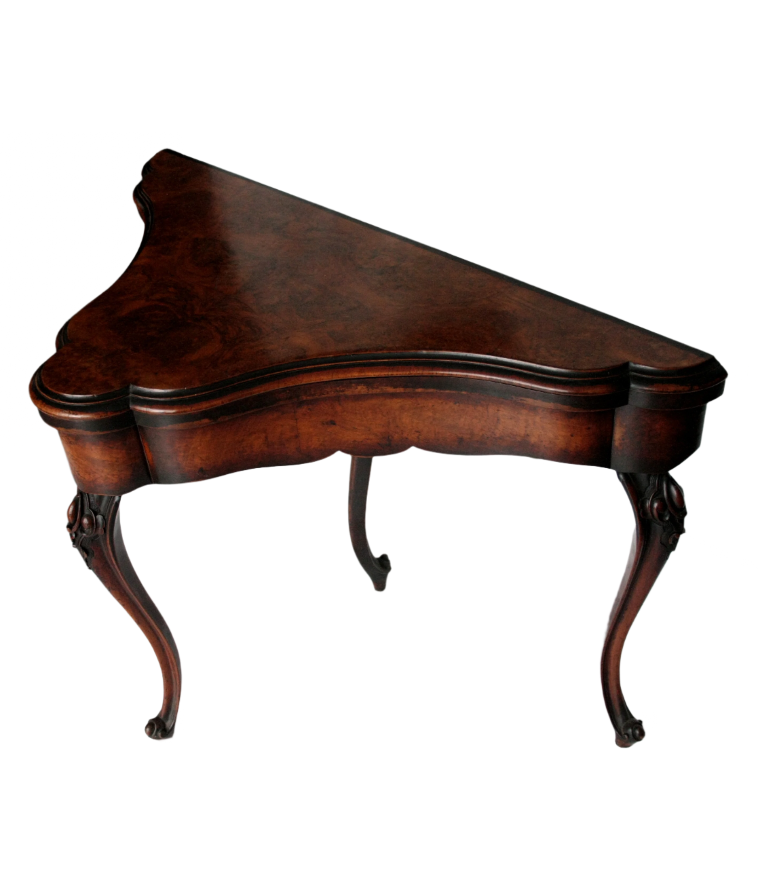 English Console Game Table, Late 18th Century