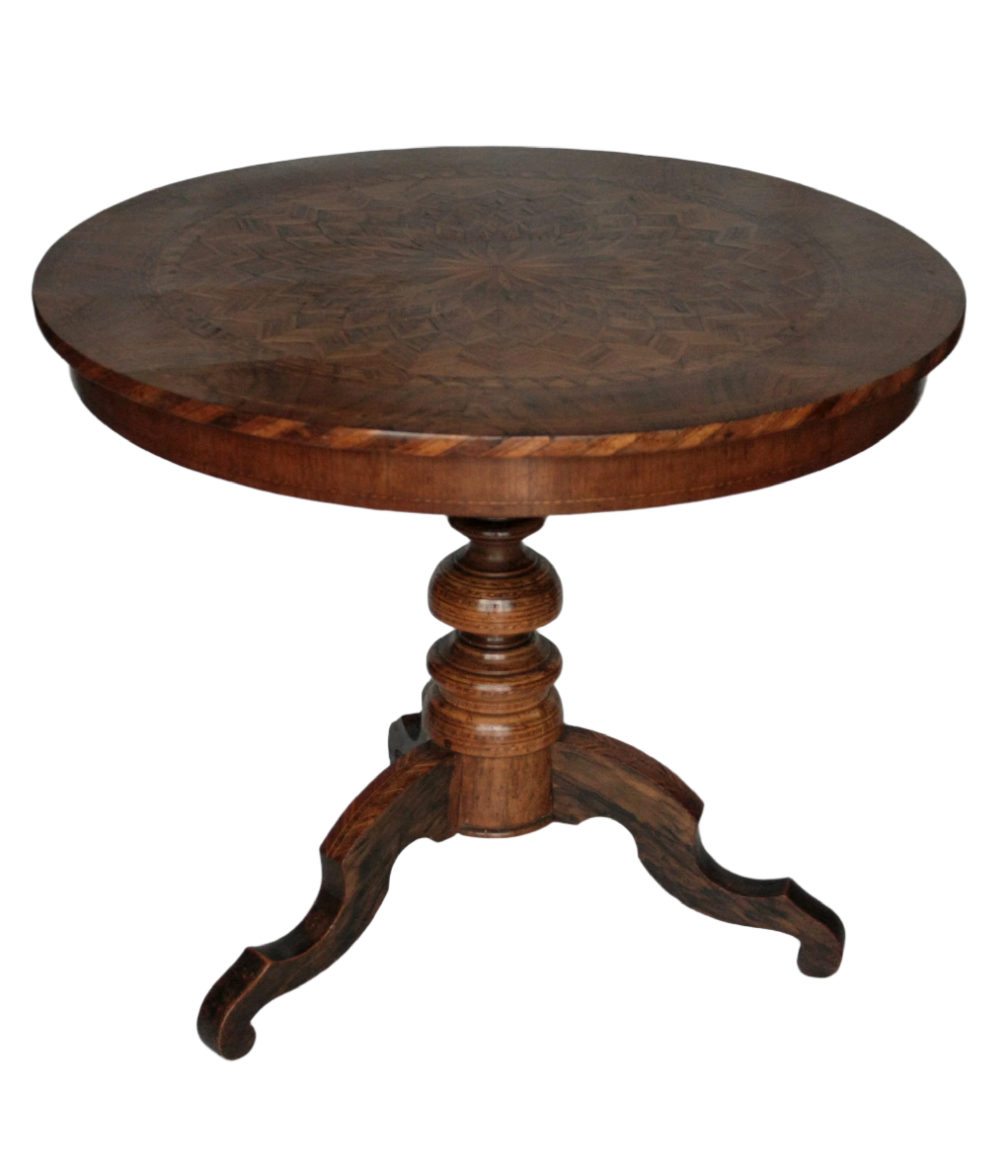 19th Century Inlaid coffee table, Italy