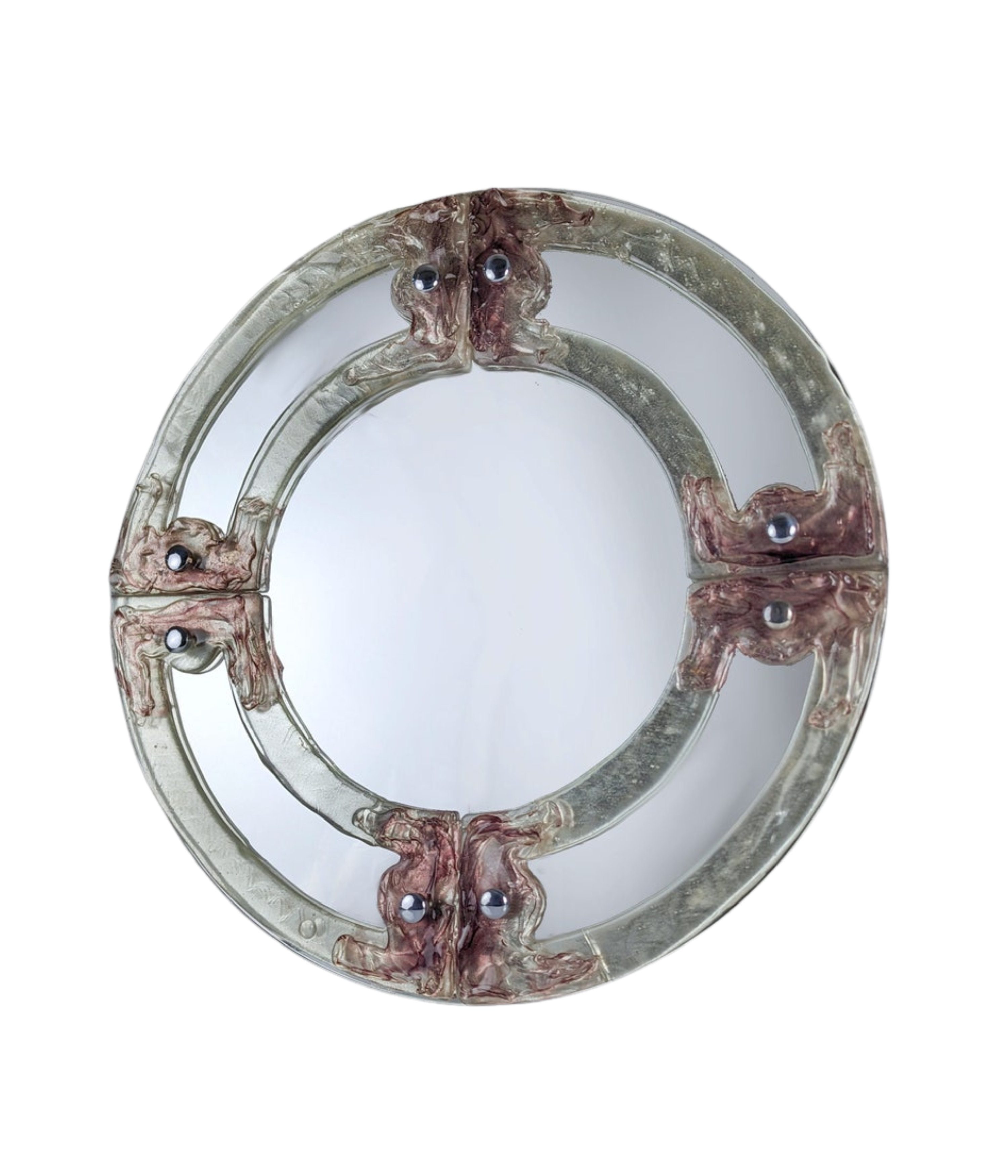 Venetian_round_mirror_in_pink_and_purple_murano_glass_by_Mazzega_1960s
