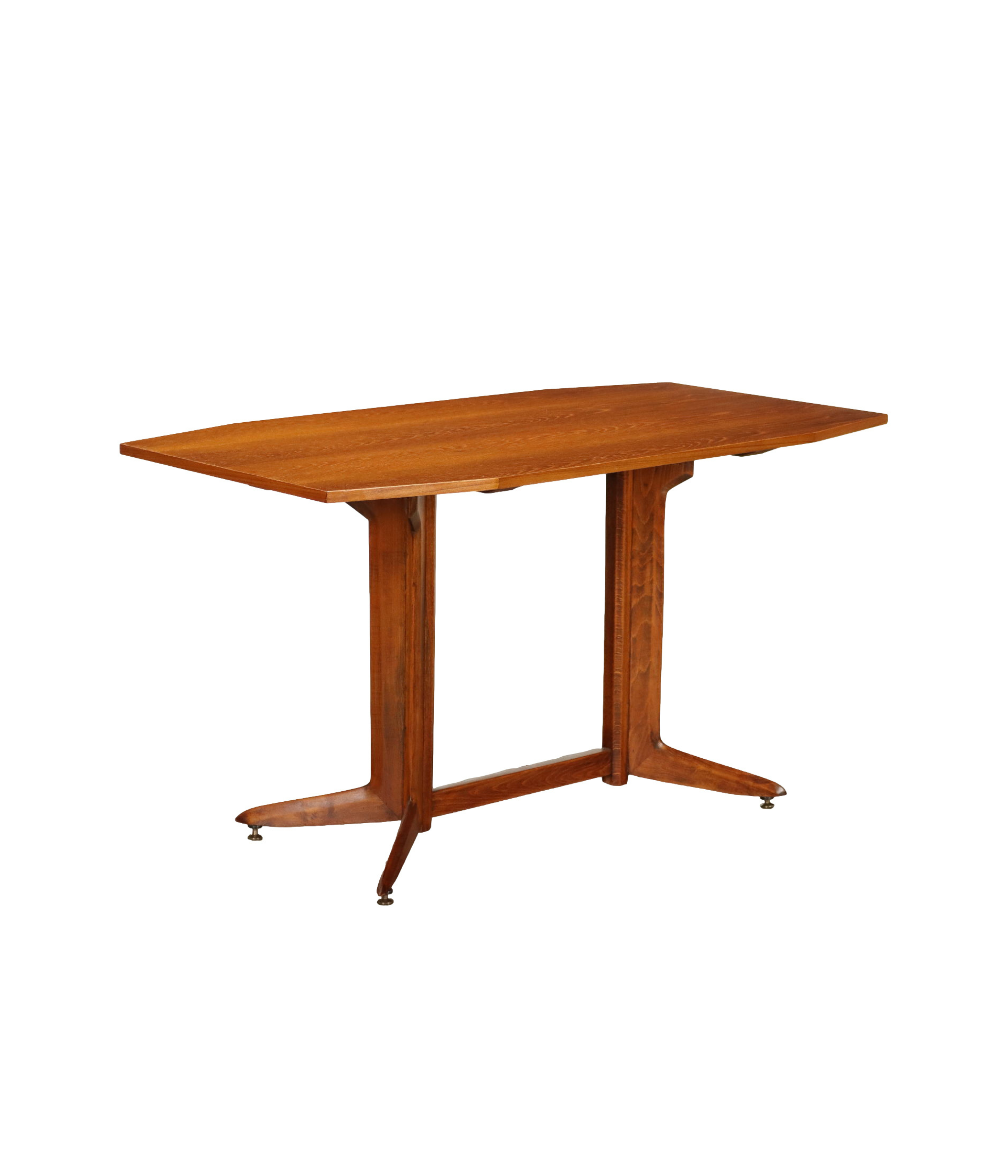 Vintage_1960s_Table_Teak_Beech_Restored_Italy