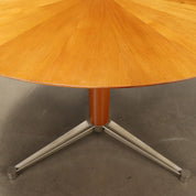 Vintage_1960s_Table_Teak_Brass_Restored