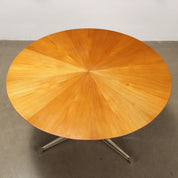 Vintage_1960s_Table_Teak_Brass_Restored