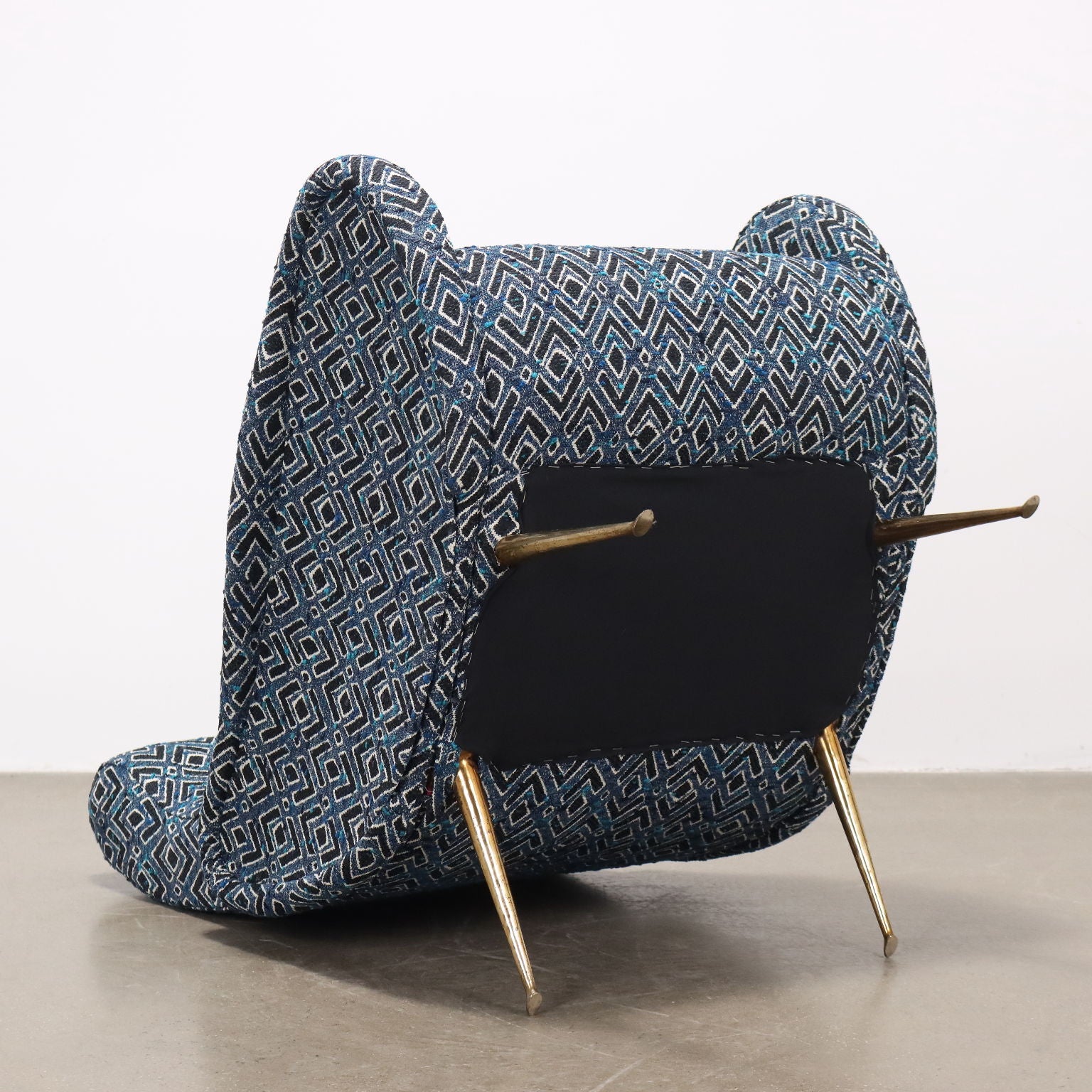 Vintage_Armchair_Fabric_Brass_Foam_Italy_1950s