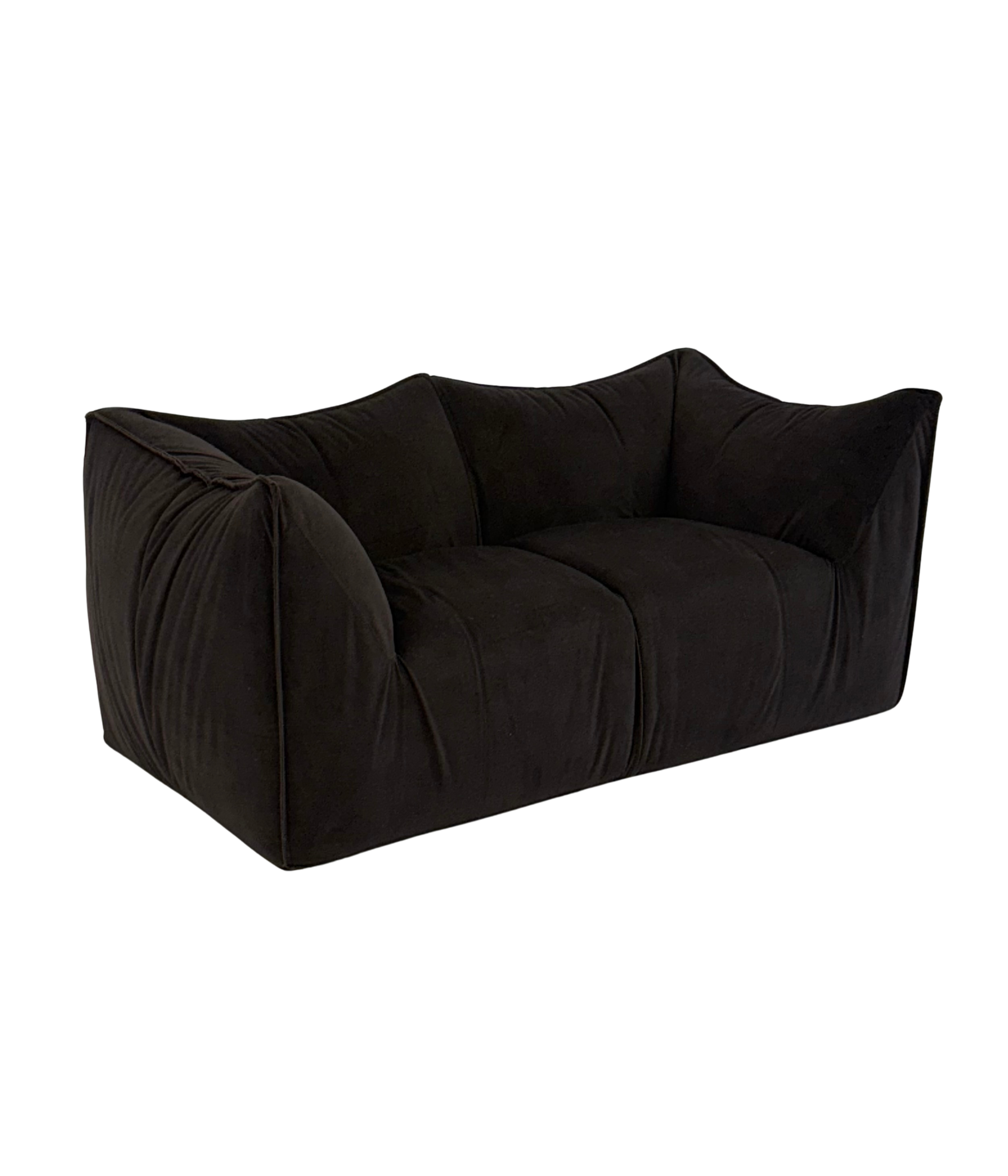 Vintage_Bambole_sofa_in_dark_brown_by_Mario_Bellini_for_B&B_Italia