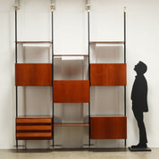 Vintage_Bookcase_Metal_Brass_Design_Italy_1950s