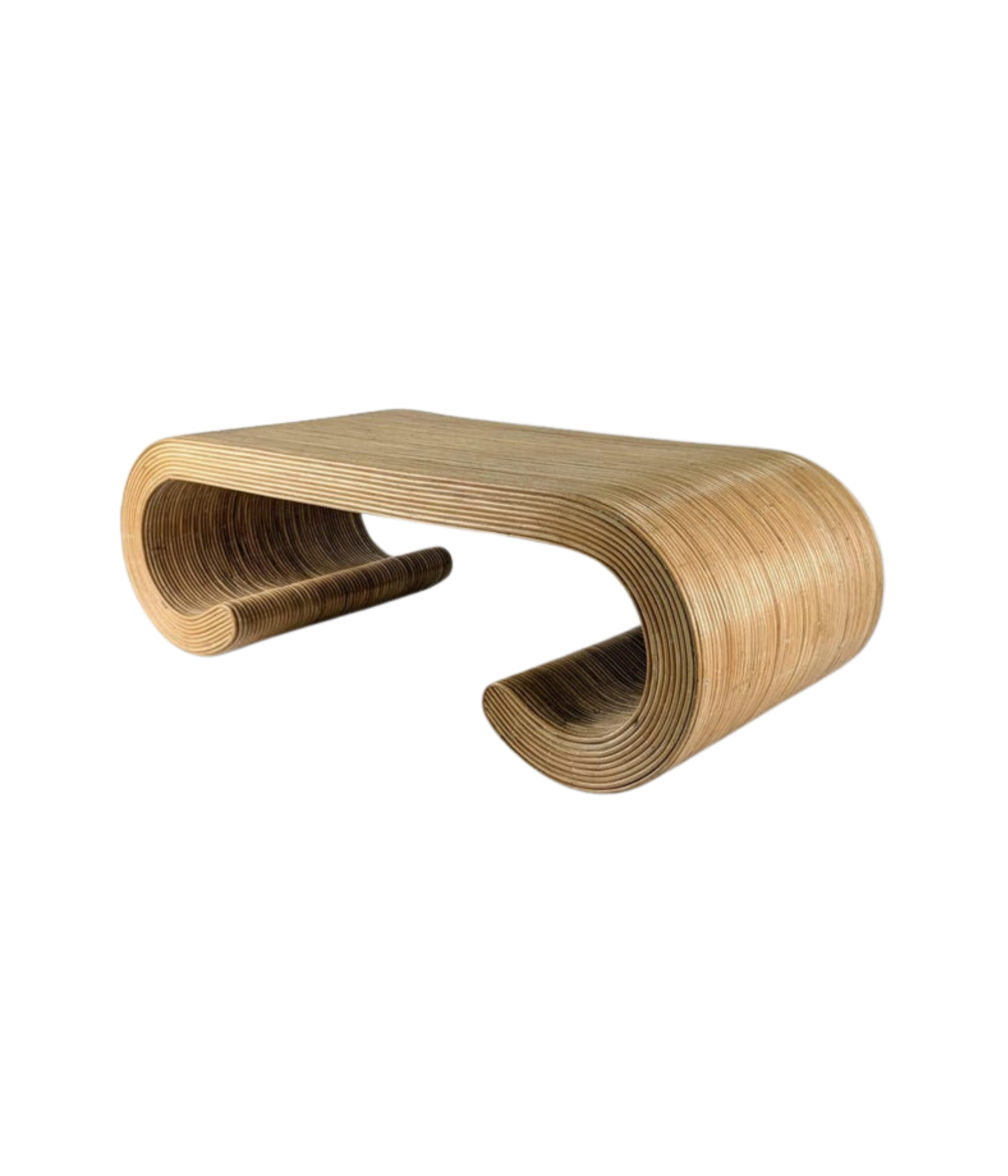 Vintage_Coffee_Table_in_Curved_Rattan_Sculptural_from_1970s