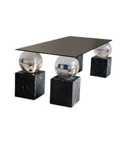 Vintage_Coffee_Table_with_spheres_and_marble,_1970s
