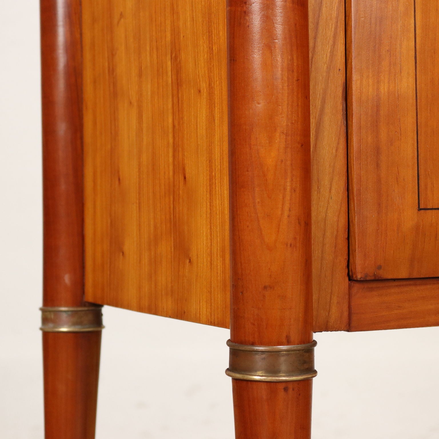 Vintage_Cupboard_Cherry_Veneer_Brass_1950s