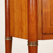 Vintage_Cupboard_Cherry_Veneer_Brass_1950s