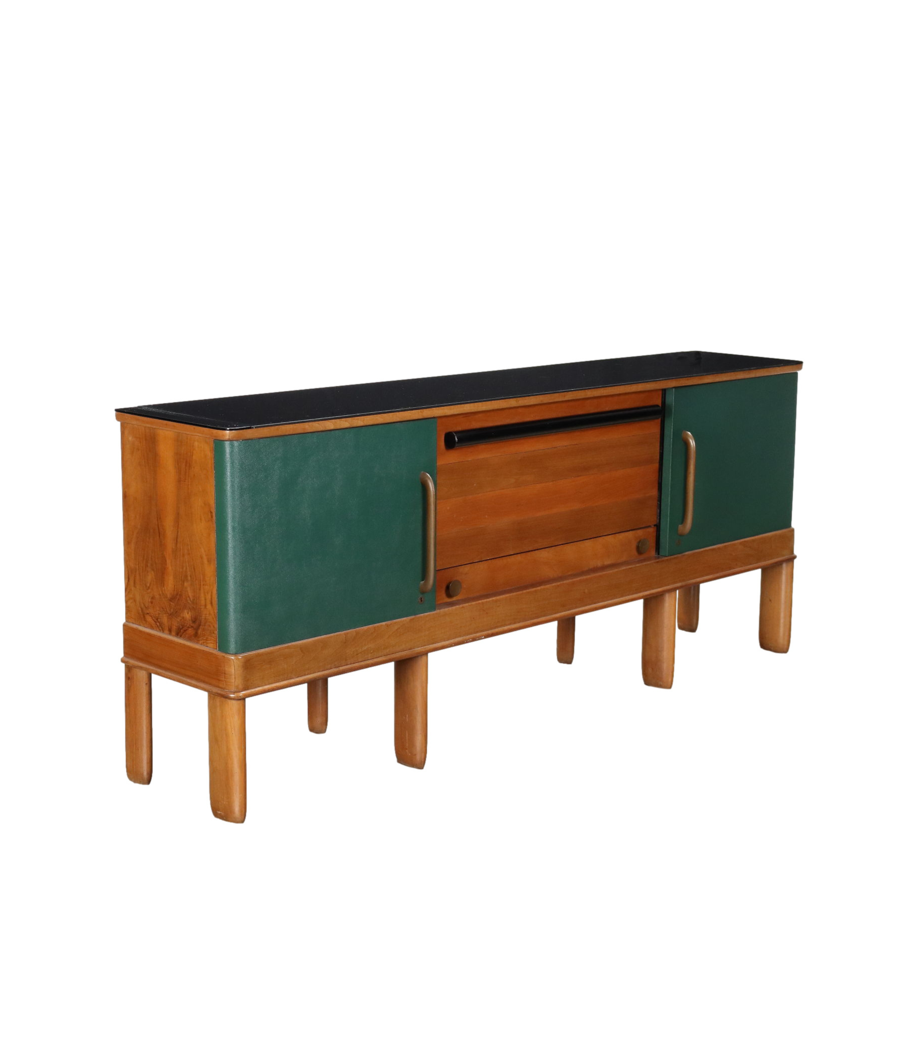 Vintage_Cupboard_Walnut_Veneer_Leatherette_1940s