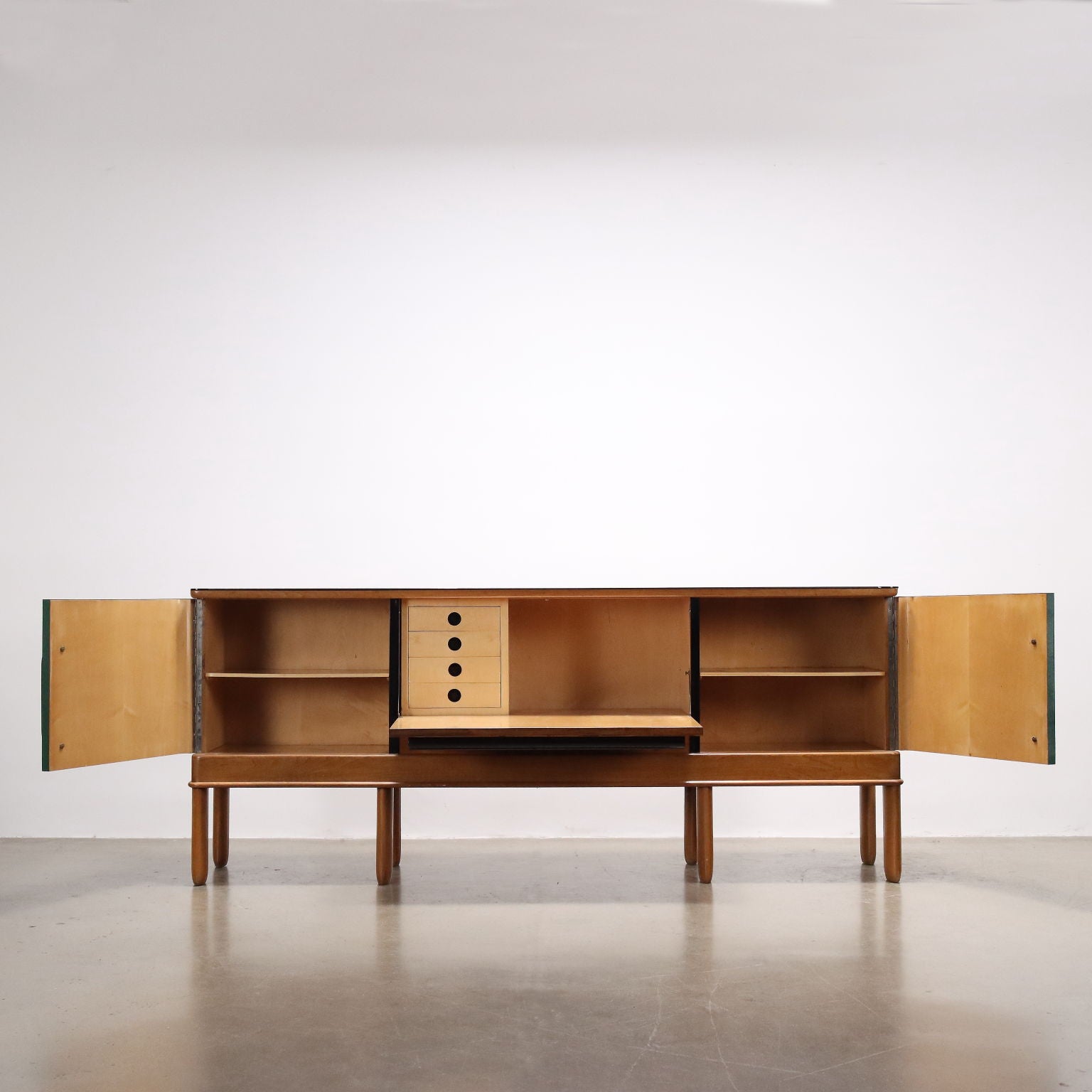 Vintage_Cupboard_Walnut_Veneer_Leatherette_1940s