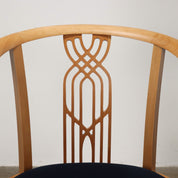 Vintage_Giorgetti_Armchair_Velvet_Beech_Italy_1980s