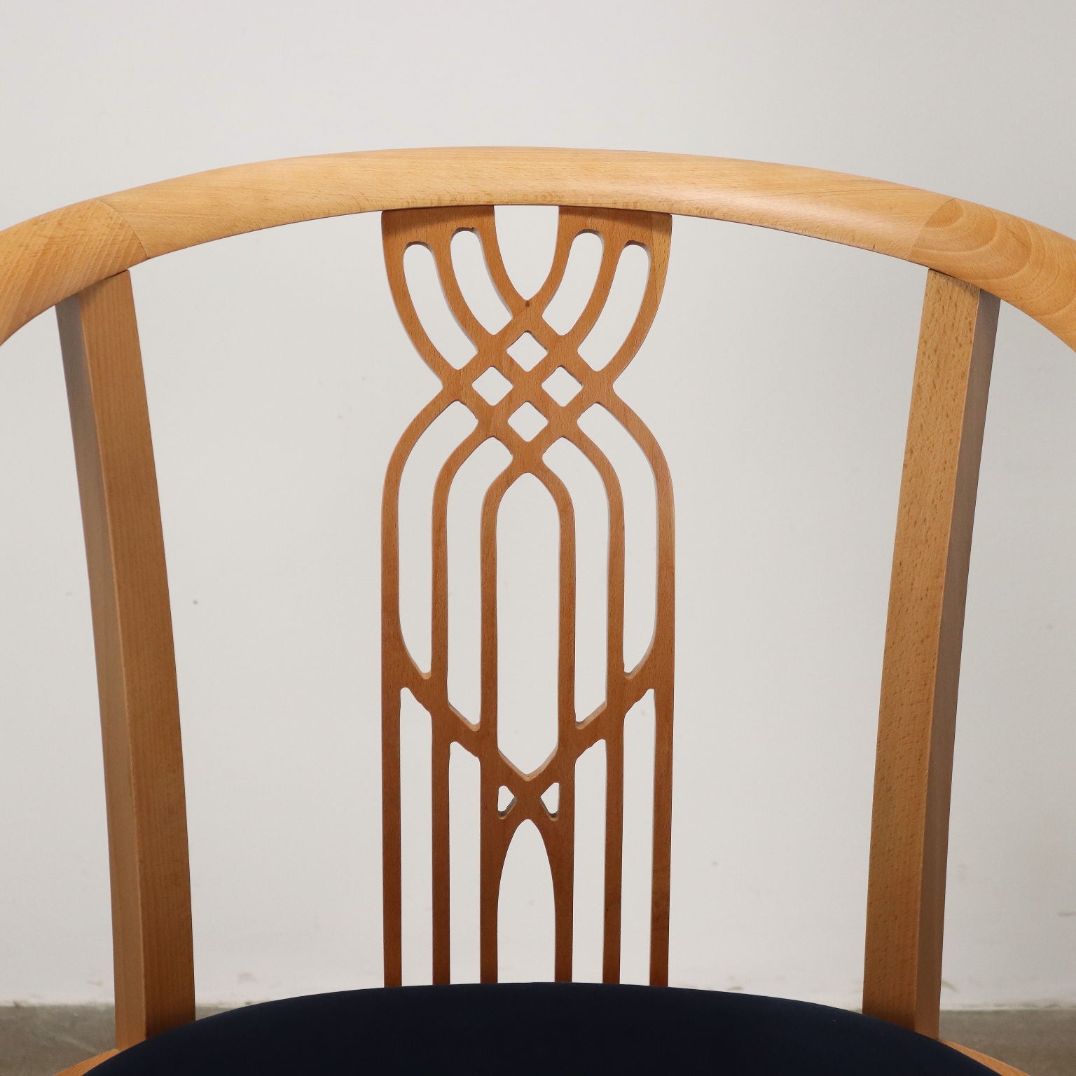 Vintage_Giorgetti_Armchair_Velvet_Beech_Italy_1980s