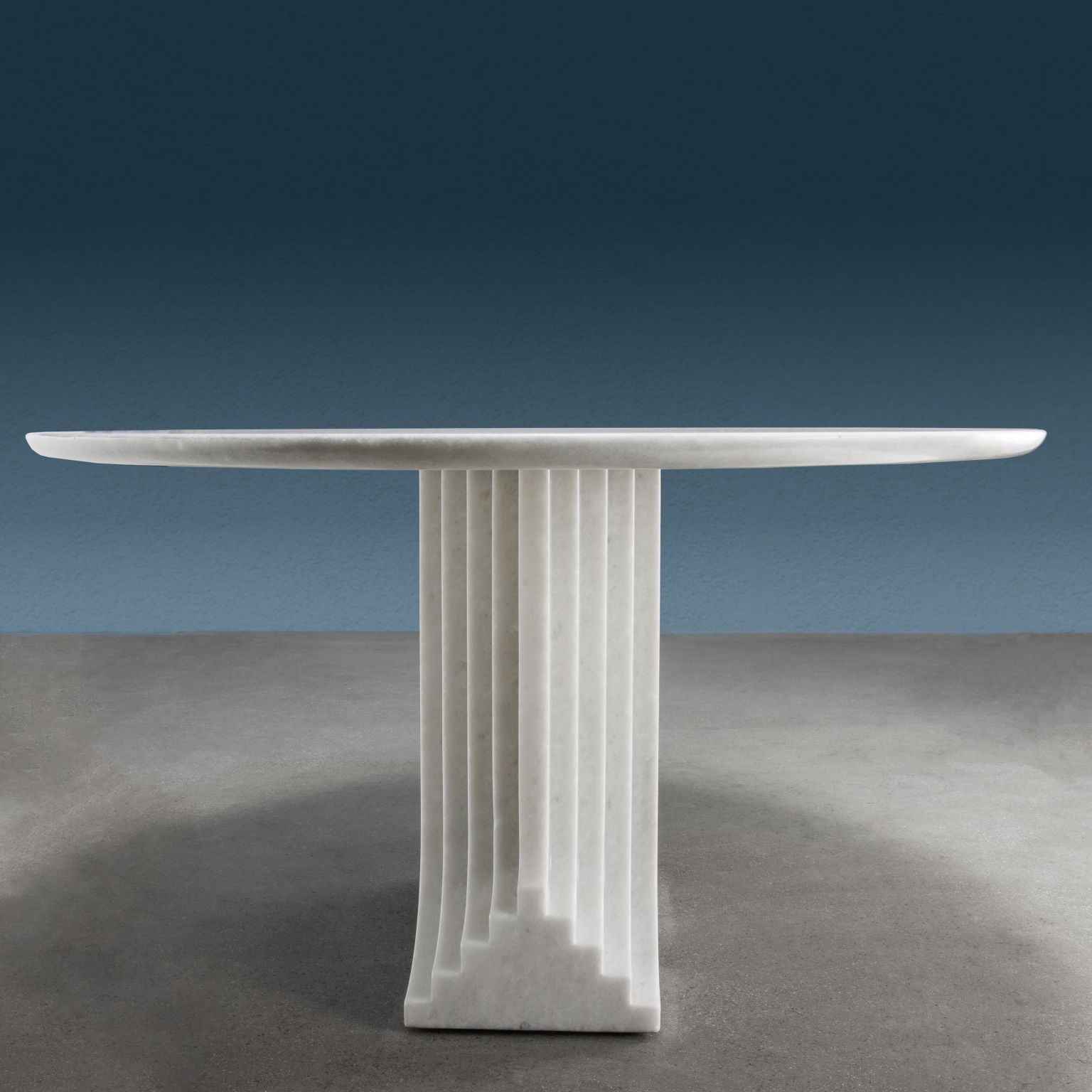Vintage_Simon_Samo_Table_Design_Carlo_Scarpa_White_Marble_1970