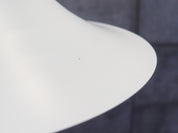 White_pendant_lamp_Danish_design_1960s_production_Denmark