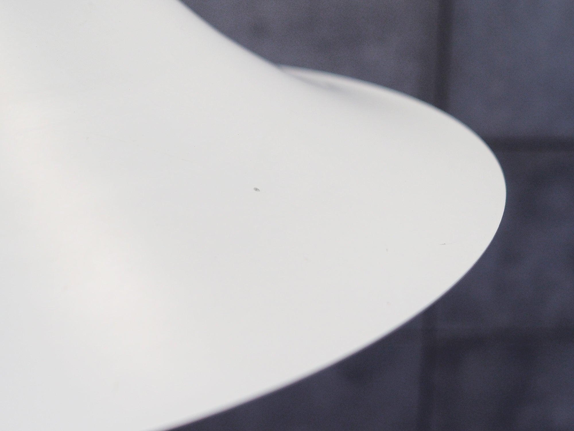 White_pendant_lamp_Danish_design_1960s_production_Denmark