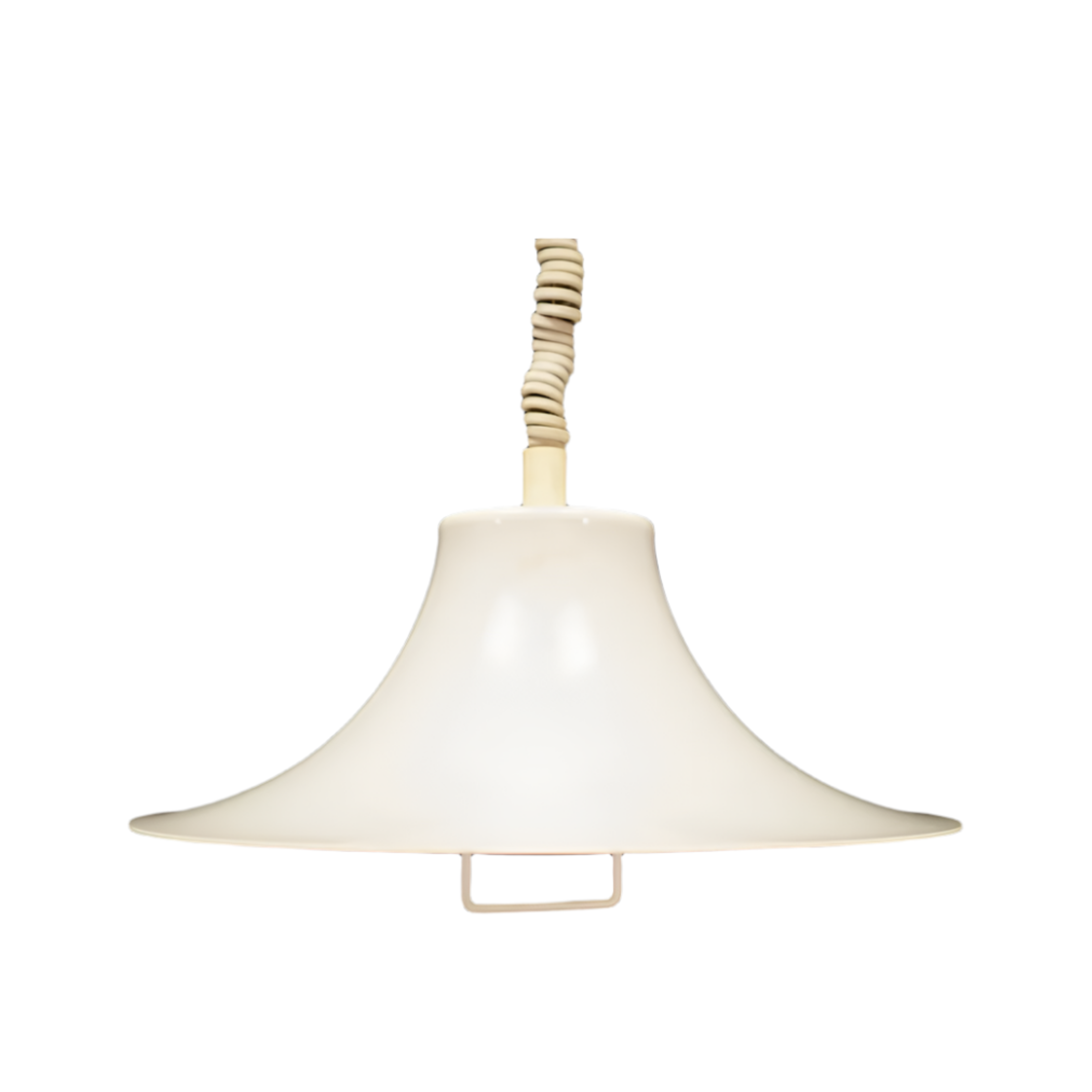 White_pendant_lamp_Danish_design_1970s_manufacturer_Fog_Morup