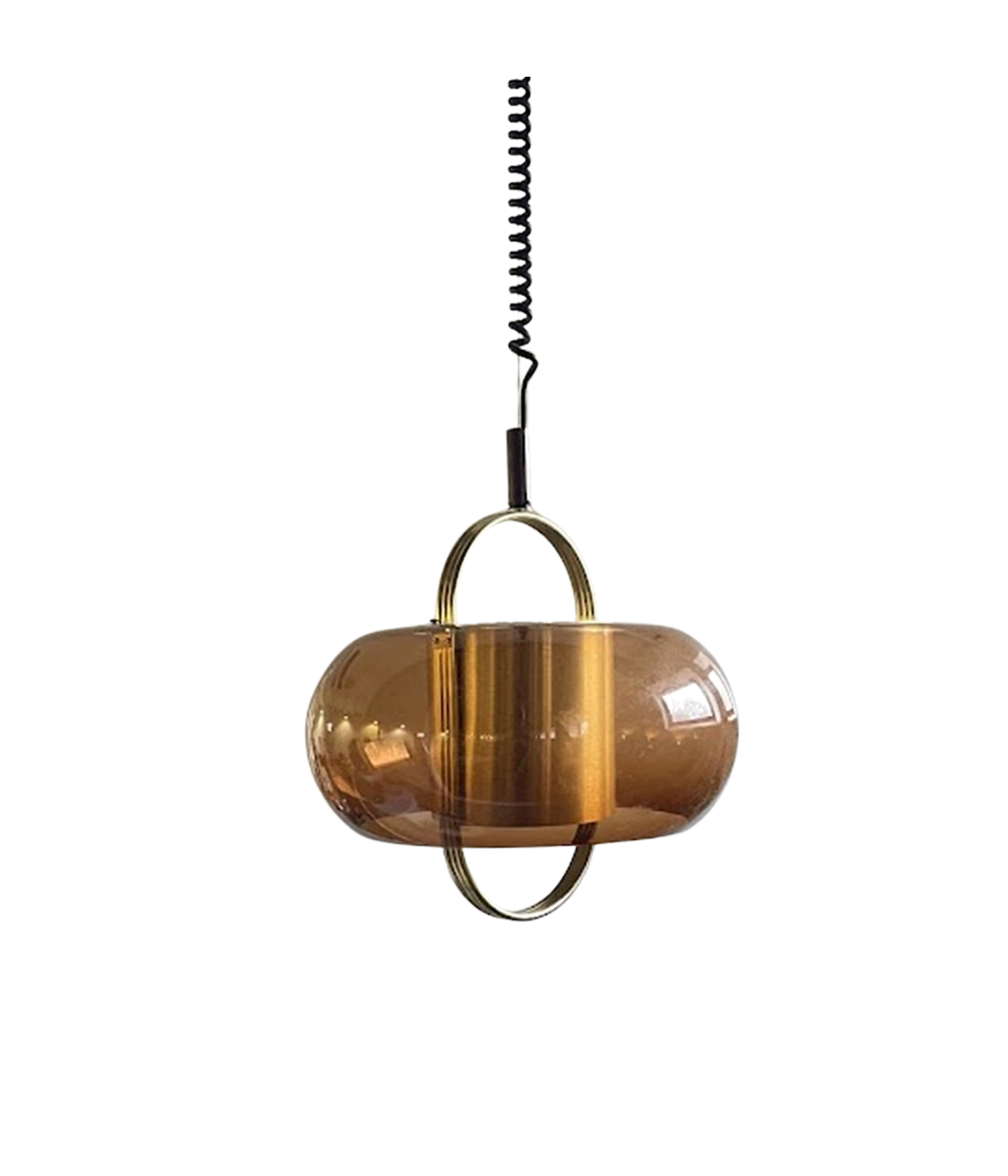 1970s_Smoked_Glass_and_Brass_Pendant_Lamp_by_Temde_Leuchten,_German_Space_Age_Design