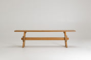 Set_of_2_Brutalist_Solid_Pine_Benches,_Europe,_1960s–1970s
