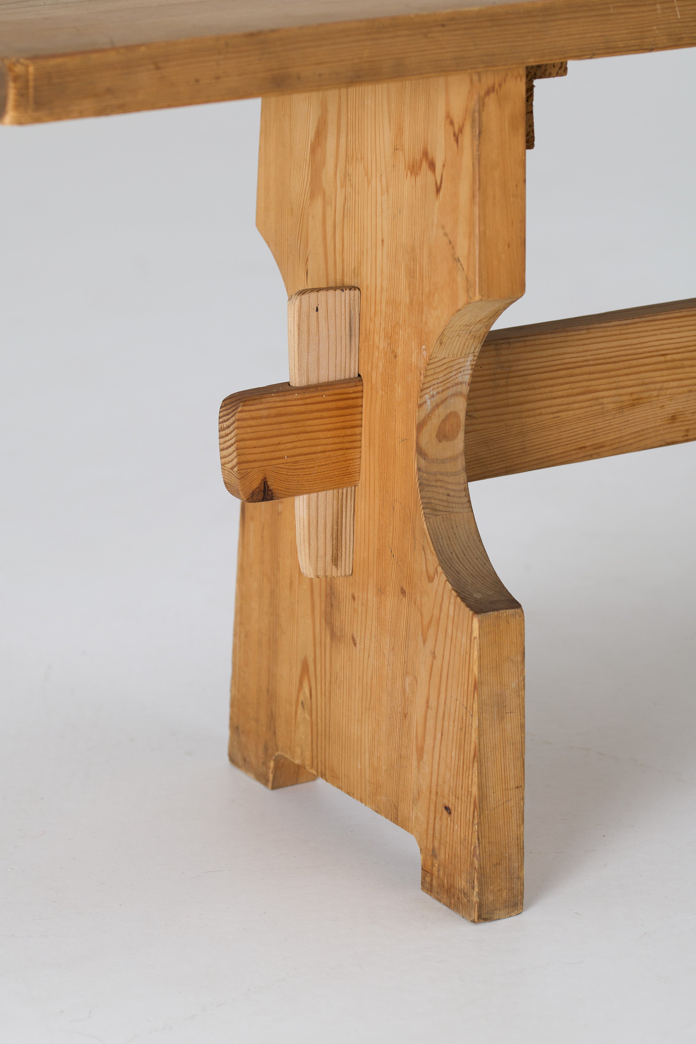 Set_of_2_Brutalist_Solid_Pine_Benches,_Europe,_1960s–1970s