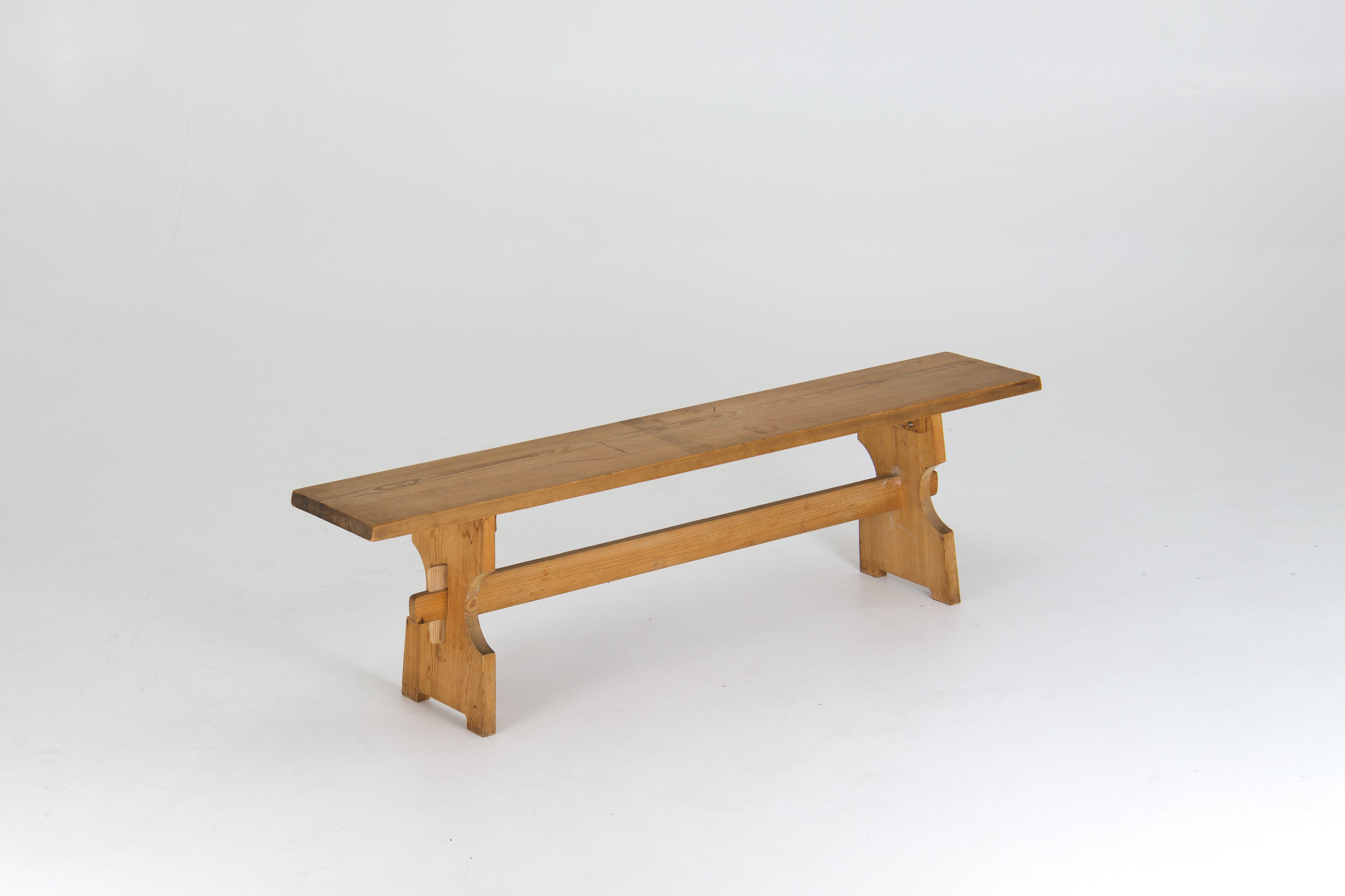 Set_of_2_Brutalist_Solid_Pine_Benches,_Europe,_1960s–1970s