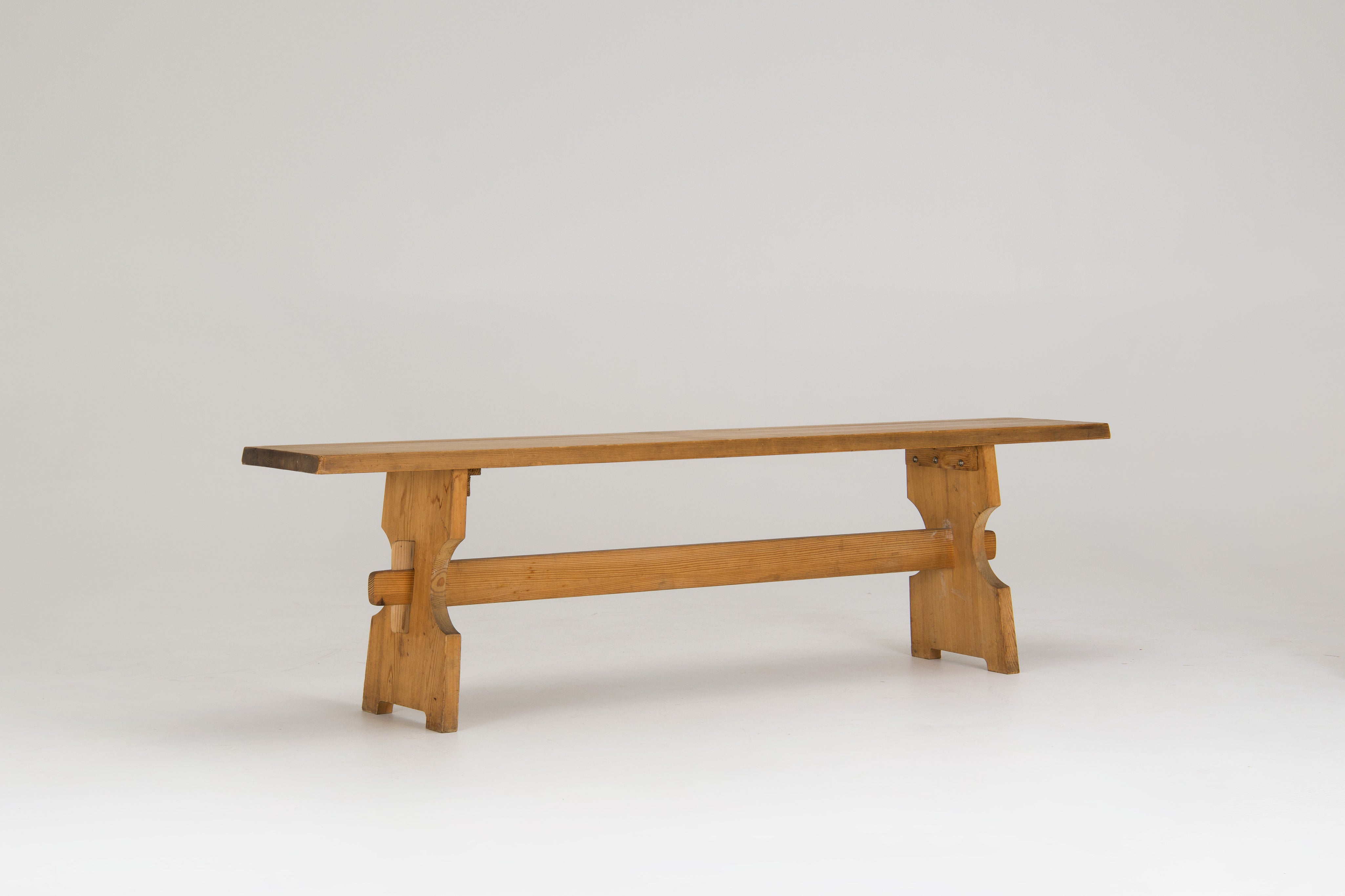 Set_of_2_Brutalist_Solid_Pine_Benches,_Europe,_1960s–1970s