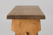 Set_of_2_Brutalist_Solid_Pine_Benches,_Europe,_1960s–1970s