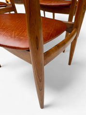A_Set_of_4_Round_Back_Elm_Wood_Armchairs_by_Illum_Wikkelso_1960's_Denmark