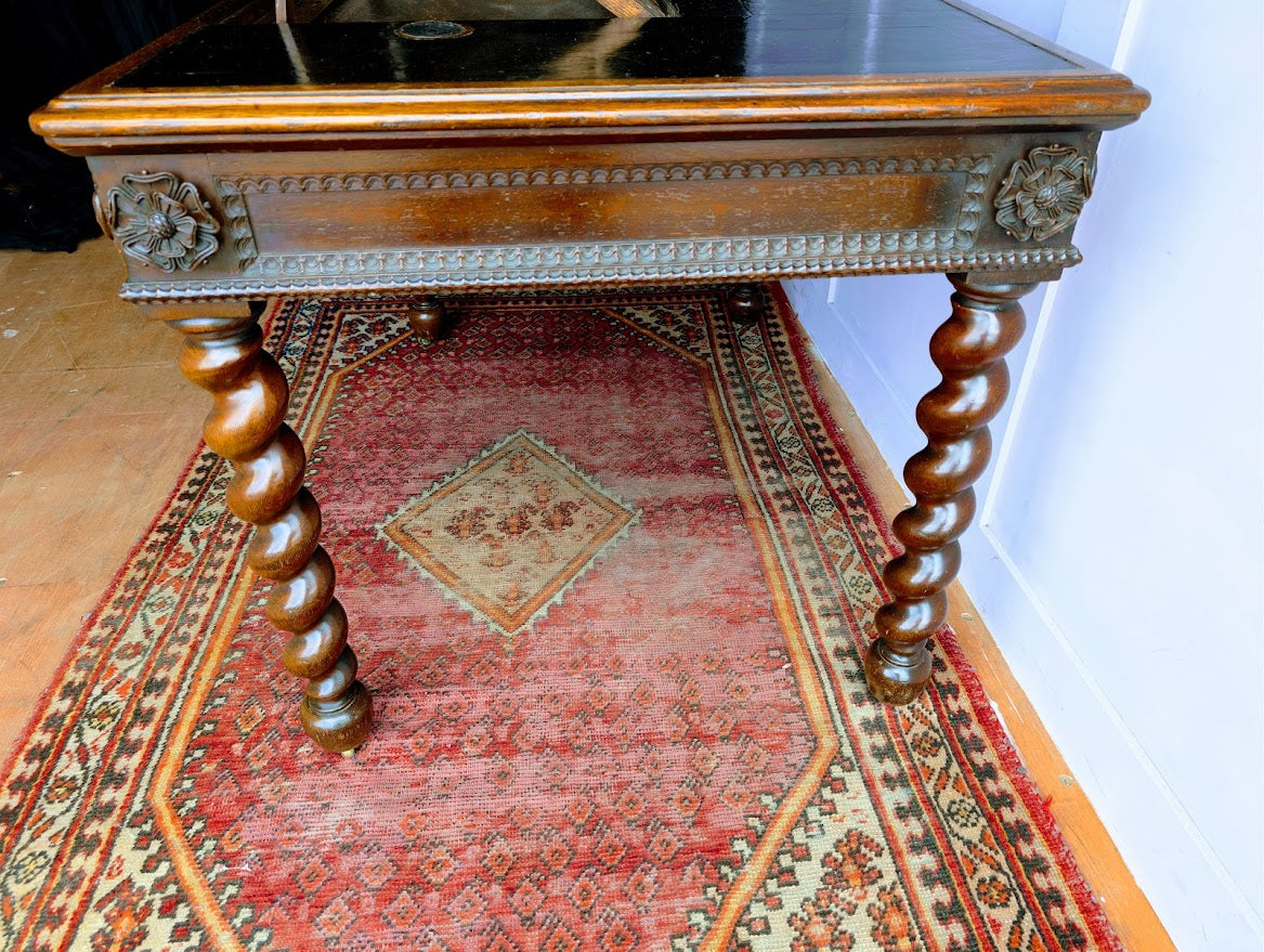 19th_Century_English_Neo_Jacobean_Oak_Architect's_Desk_with_Adjustable_Writing_Slope