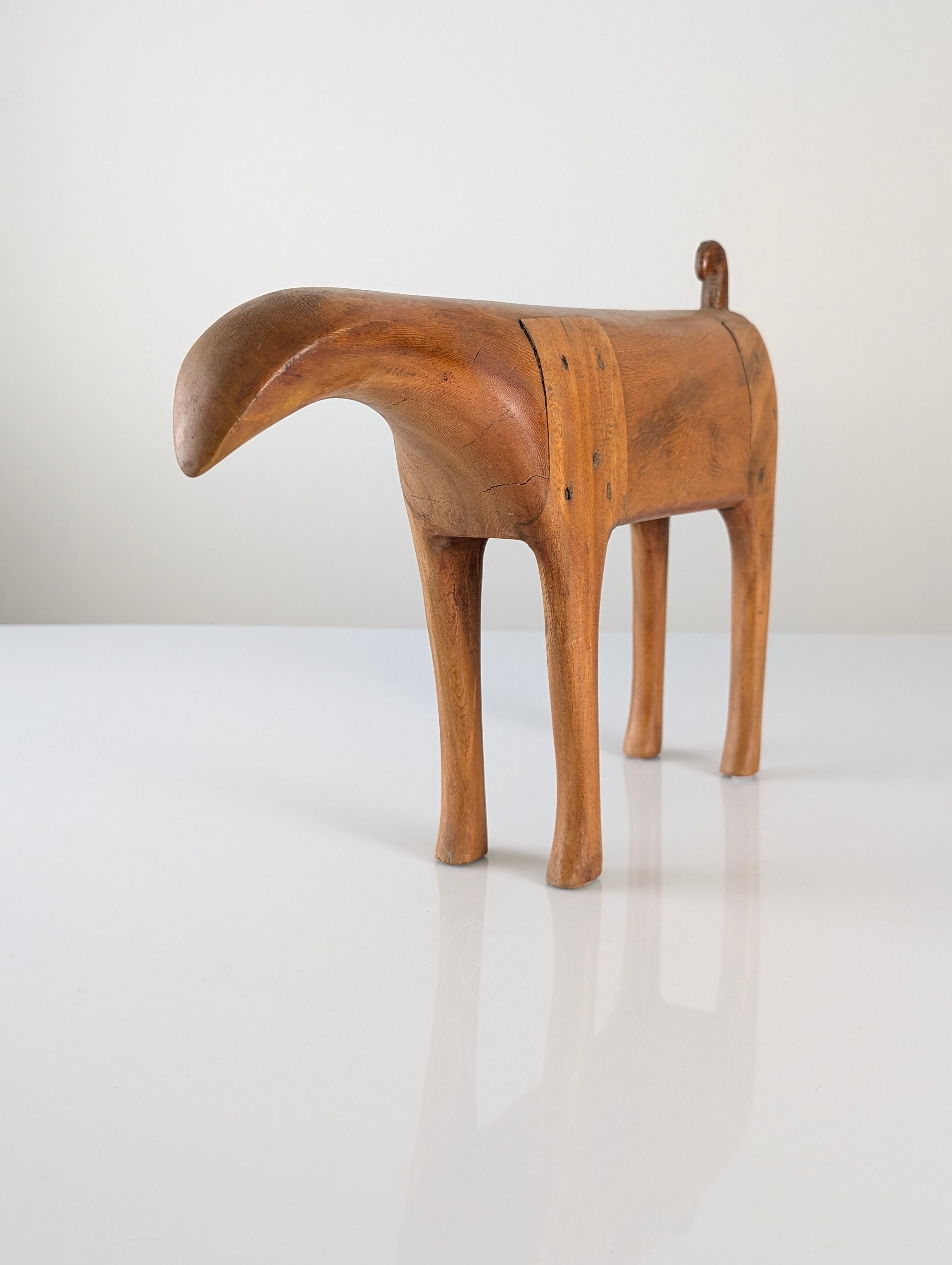 Mid-Century_Scandinavian_Solid_Wood_Animal_Sculpture,_1960s