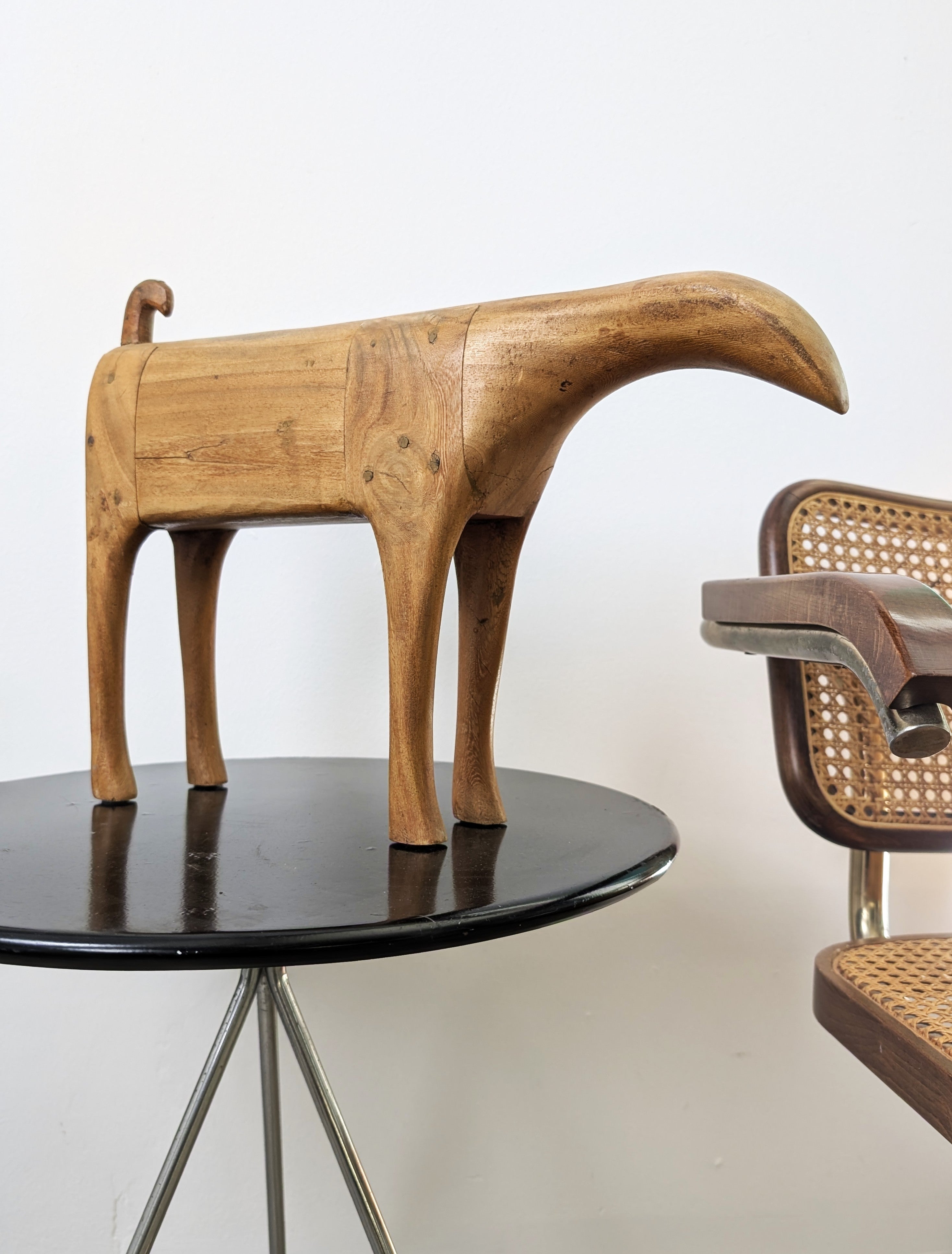 Mid-Century_Scandinavian_Solid_Wood_Animal_Sculpture,_1960s