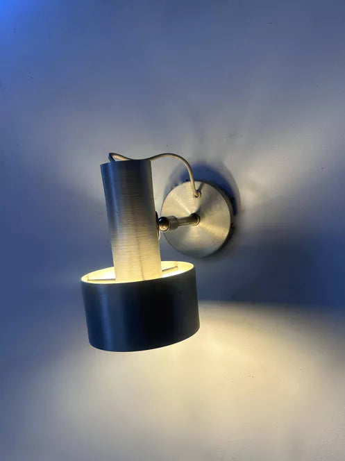 Adjustable_Brushed_Aluminum_Wall_Sconce,_France_1970s