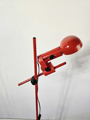 Adjustable_Red_Metal_Floor_Lamp,_1980s
