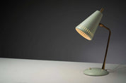 Adjustable_Table_Lamp,_Patinated_Brass_&_Green_Metal,_1950s