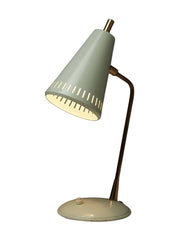Adjustable_Table_Lamp,_Patinated_Brass_&_Green_Metal,_1950s