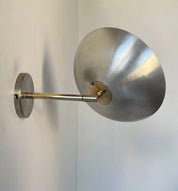 Adjustable_Wall_Lamp_in_Brushed_Metal_and_Brass,_Mid_Century_Modern,_France_1970s