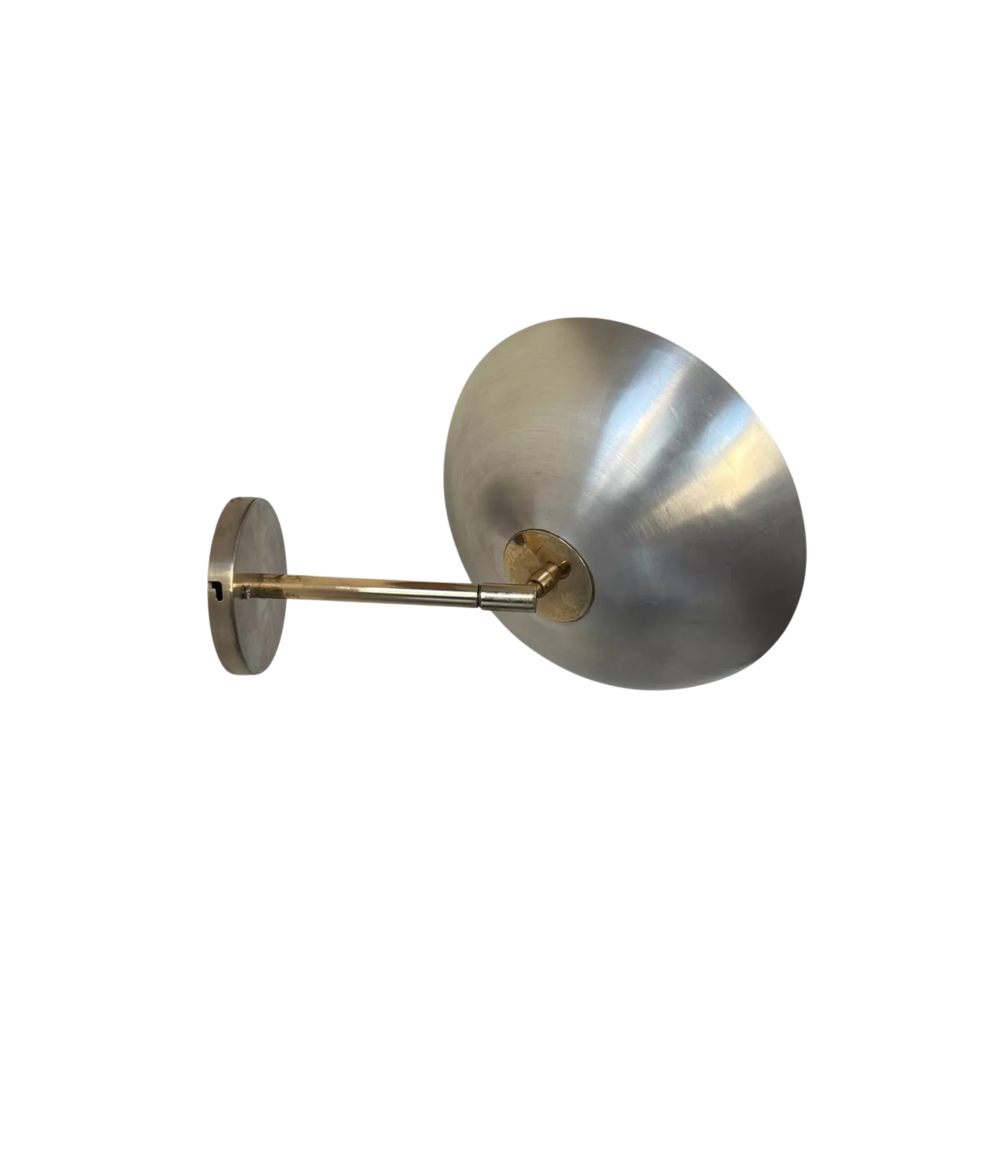 Adjustable_Wall_Lamp_in_Brushed_Metal_and_Brass,_Mid_Century_Modern,_France_1970s