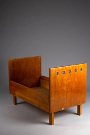Aino_Aalto_Rare_Children’s_Extendable_Bed_with_Honey_Patina,_1930s,_Finland