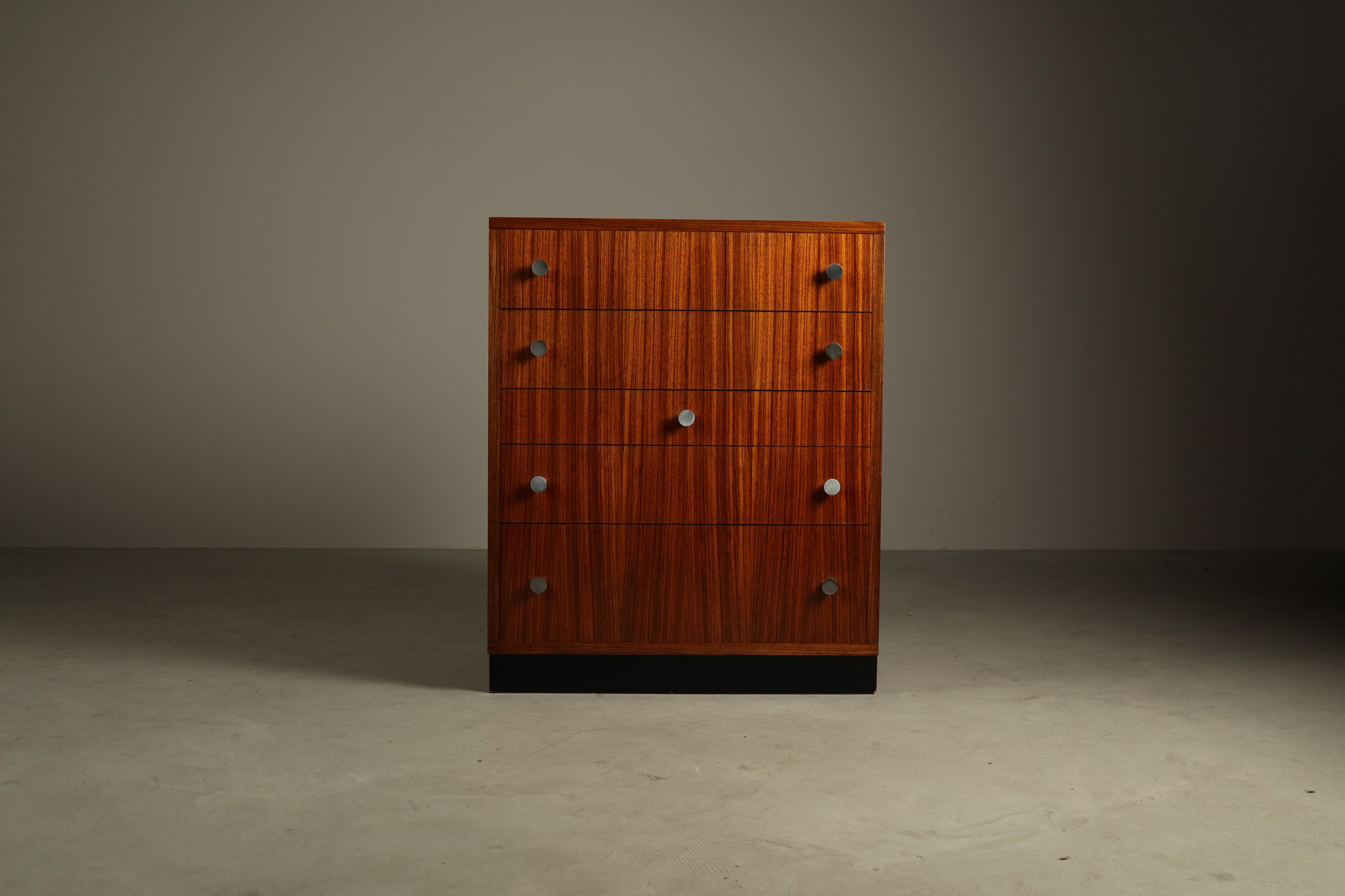 Alfred_Hendrickx_for_Belform_–_Zebrano_chest_of_drawers,_1960s