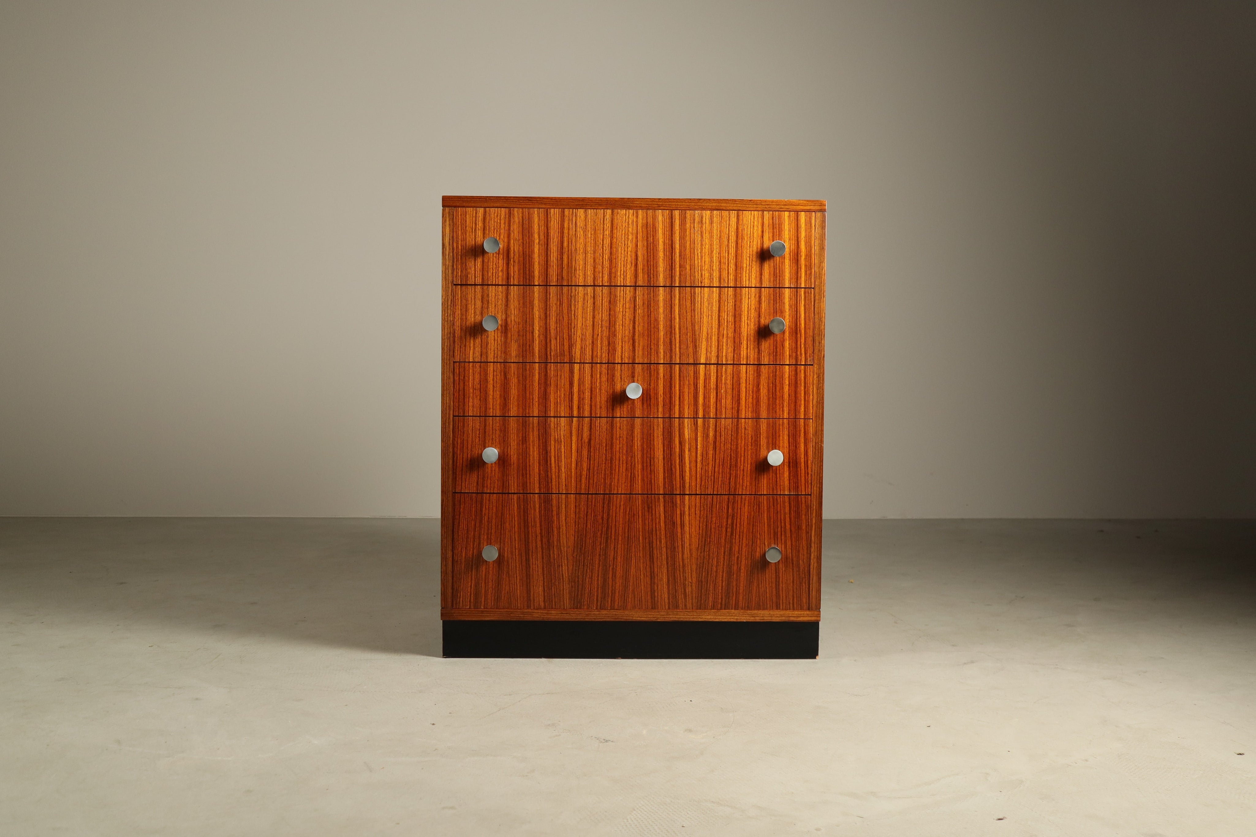 Alfred_Hendrickx_for_Belform_–_Zebrano_chest_of_drawers,_1960s