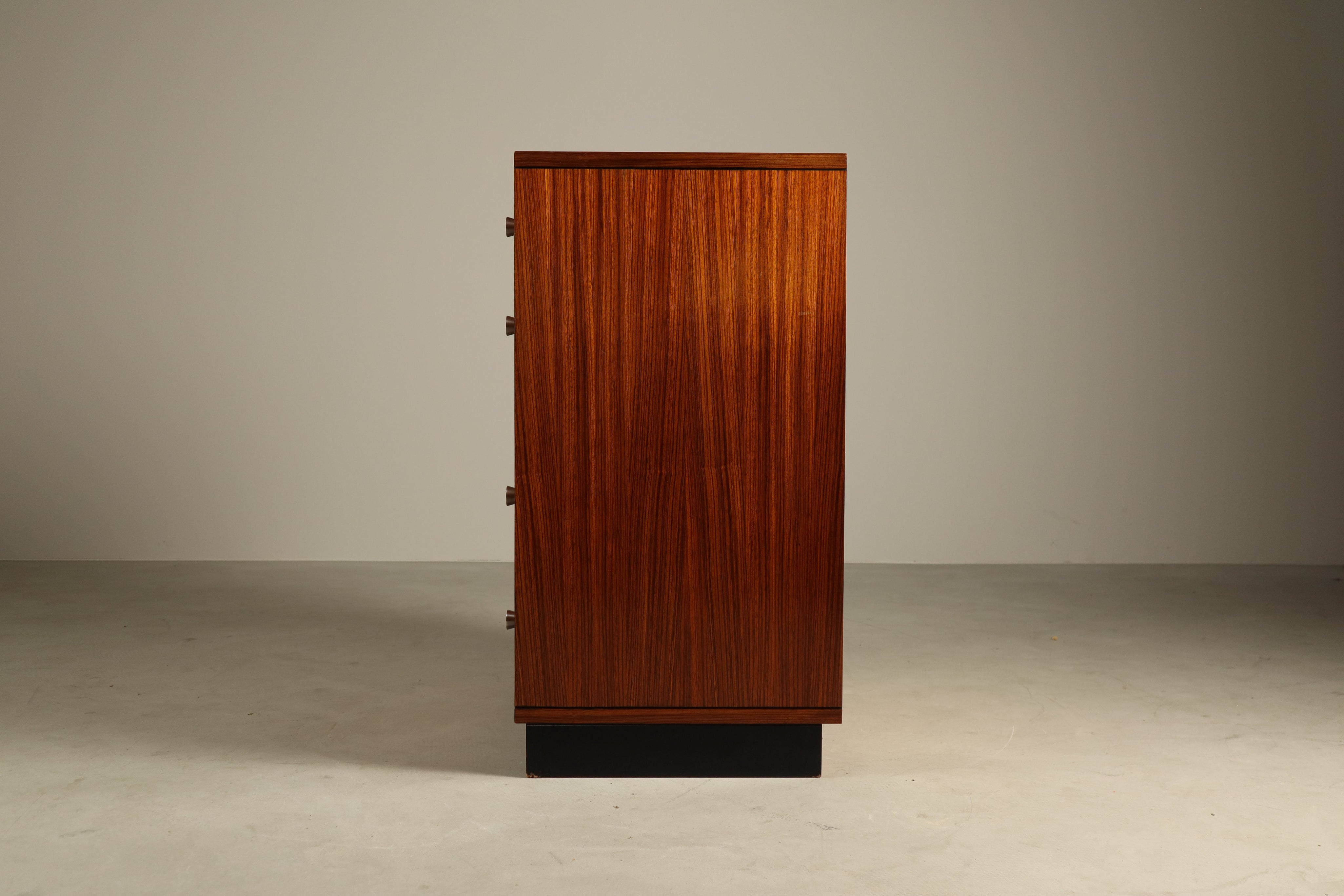 Alfred_Hendrickx_for_Belform_–_Zebrano_chest_of_drawers,_1960s