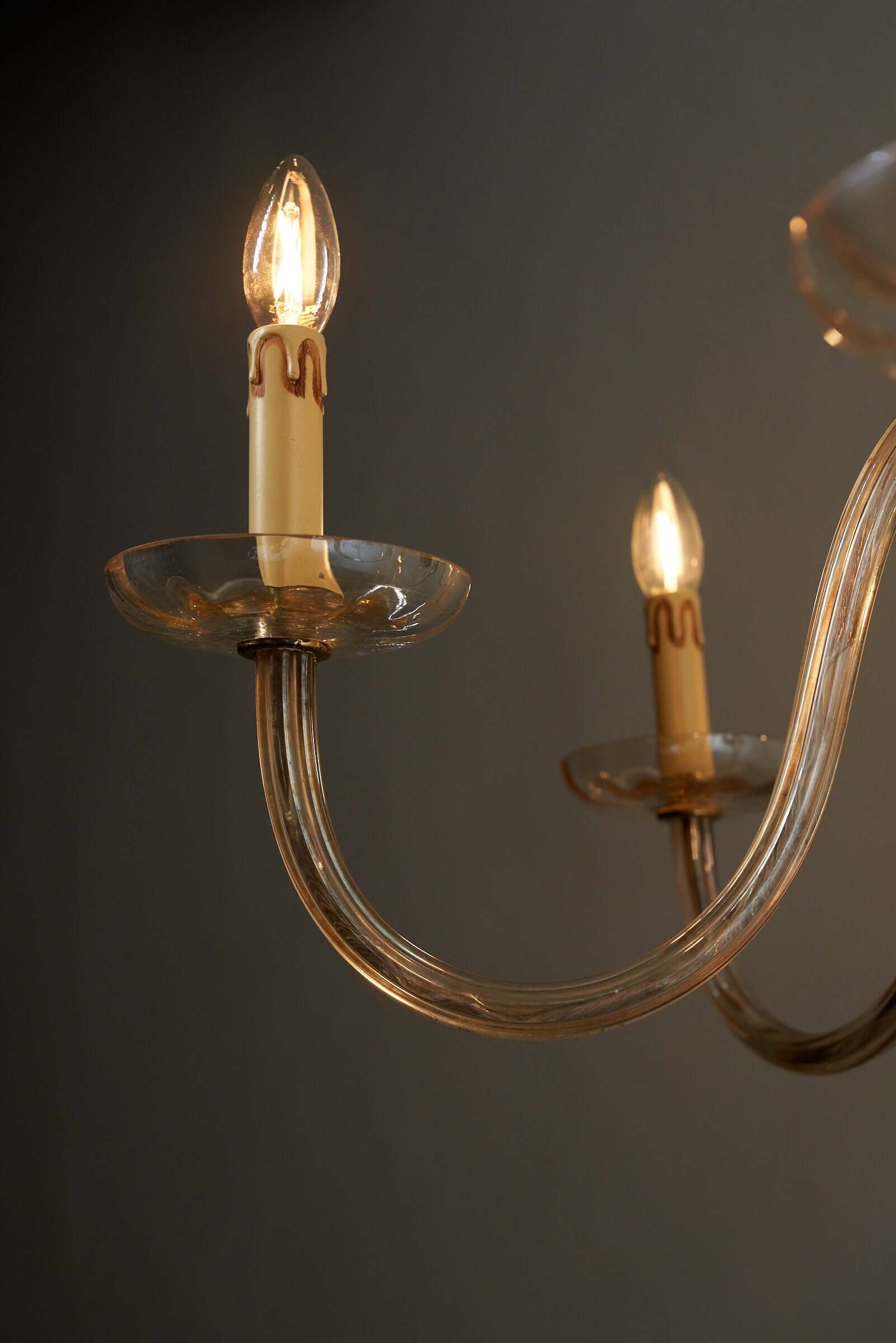 Amber_Glass_Chandelier,_Handblown_Glass,_1950s,_Italy