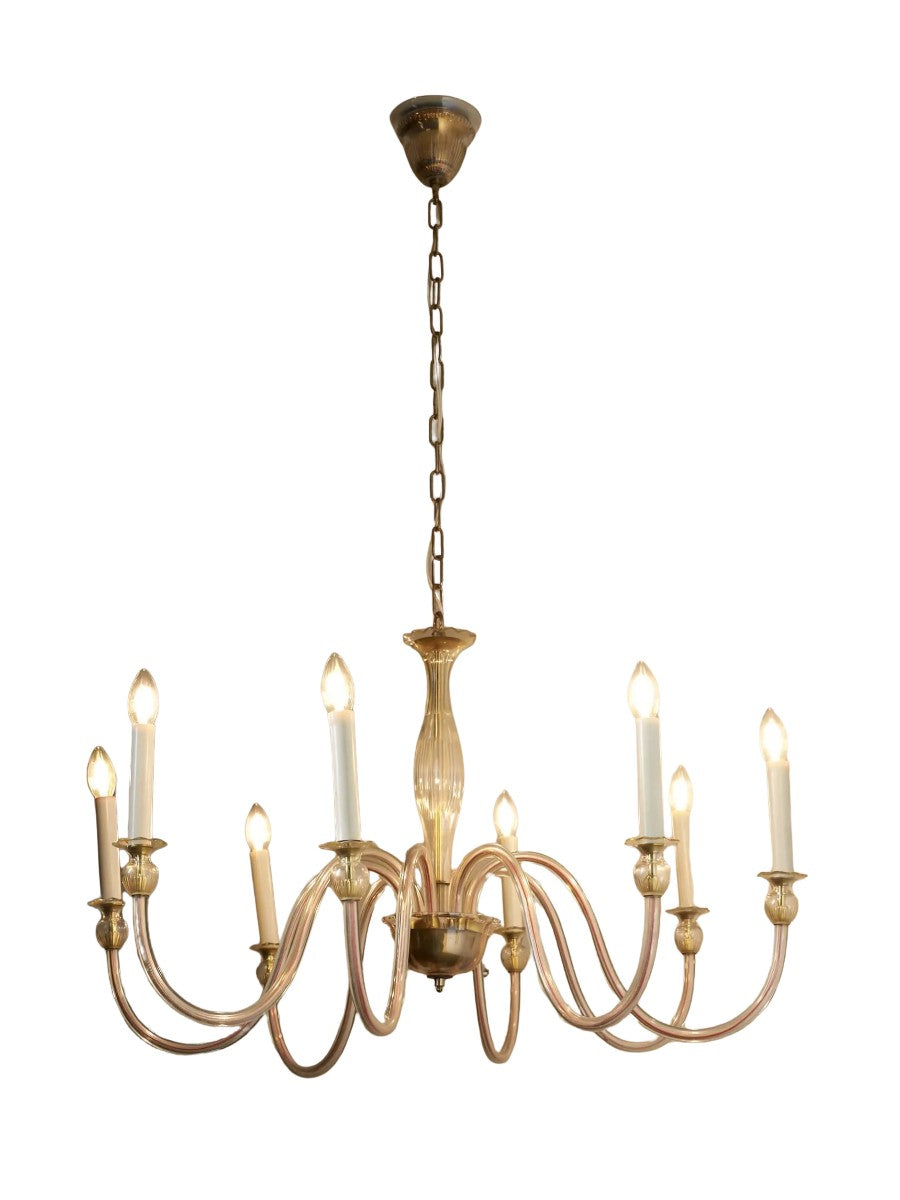 Amber_Murano_Chandelier,_Glass,_1950s,_Italy