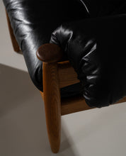 1960s_“Amiral”_Black_Leather_Sofa_by_Eric_Merthen_for_Ire_Möbel,_Sweden
